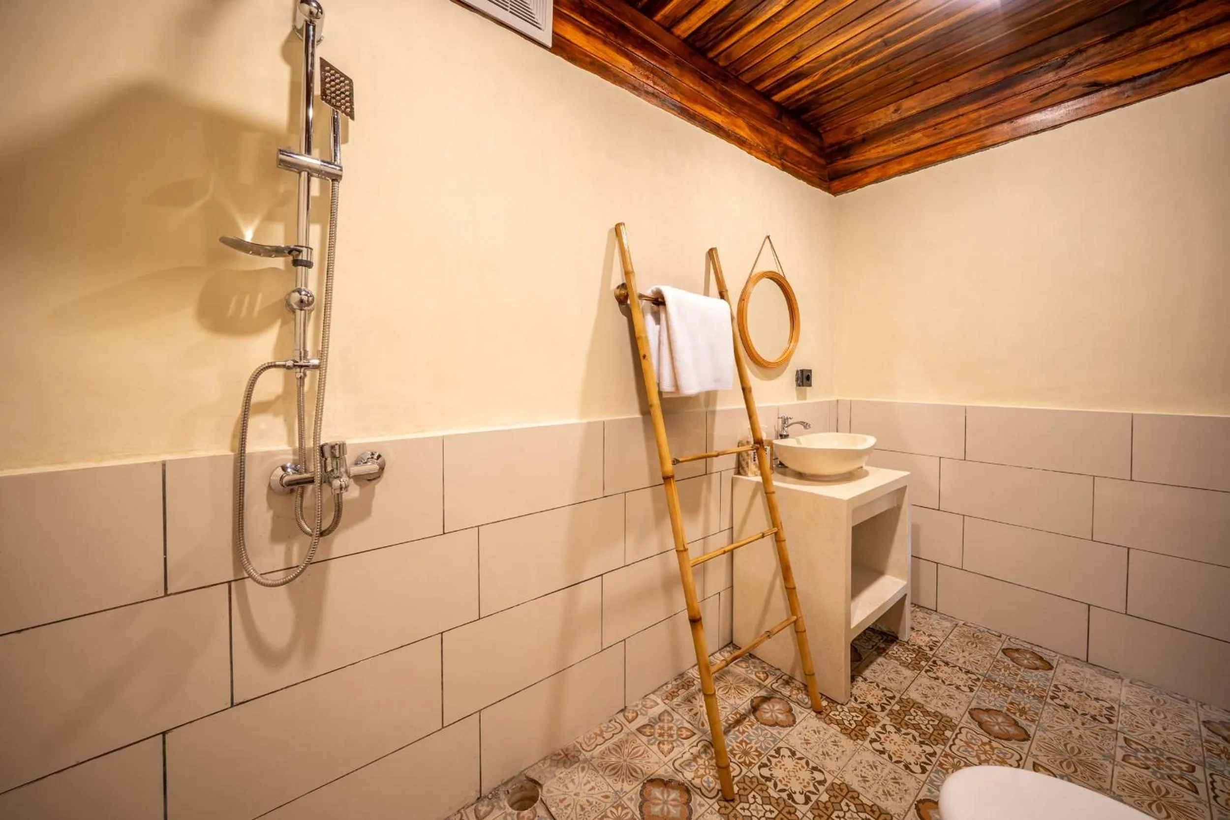 Shower in Yoga Maya Villa