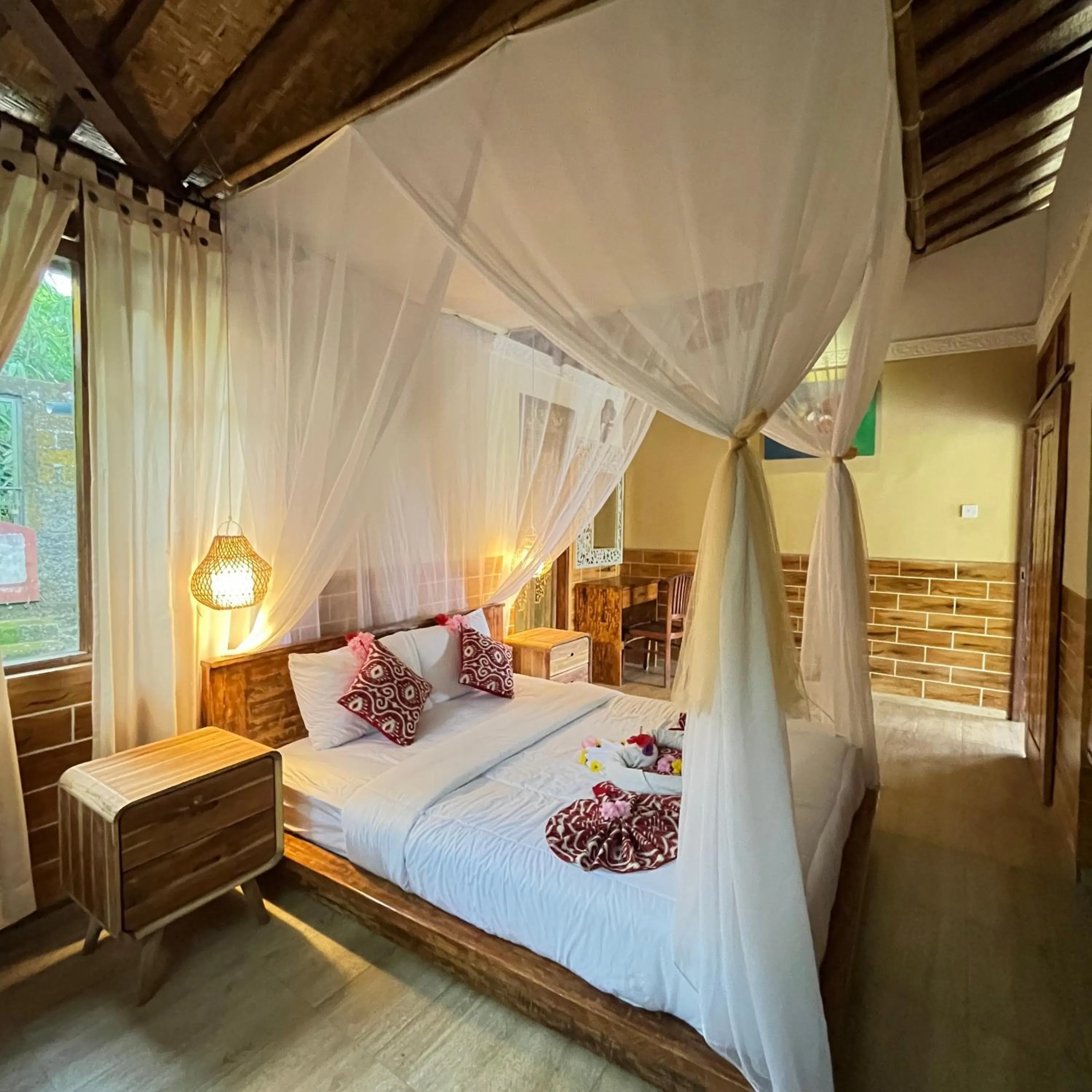 Bedroom, Bed in Yoga Maya Villa