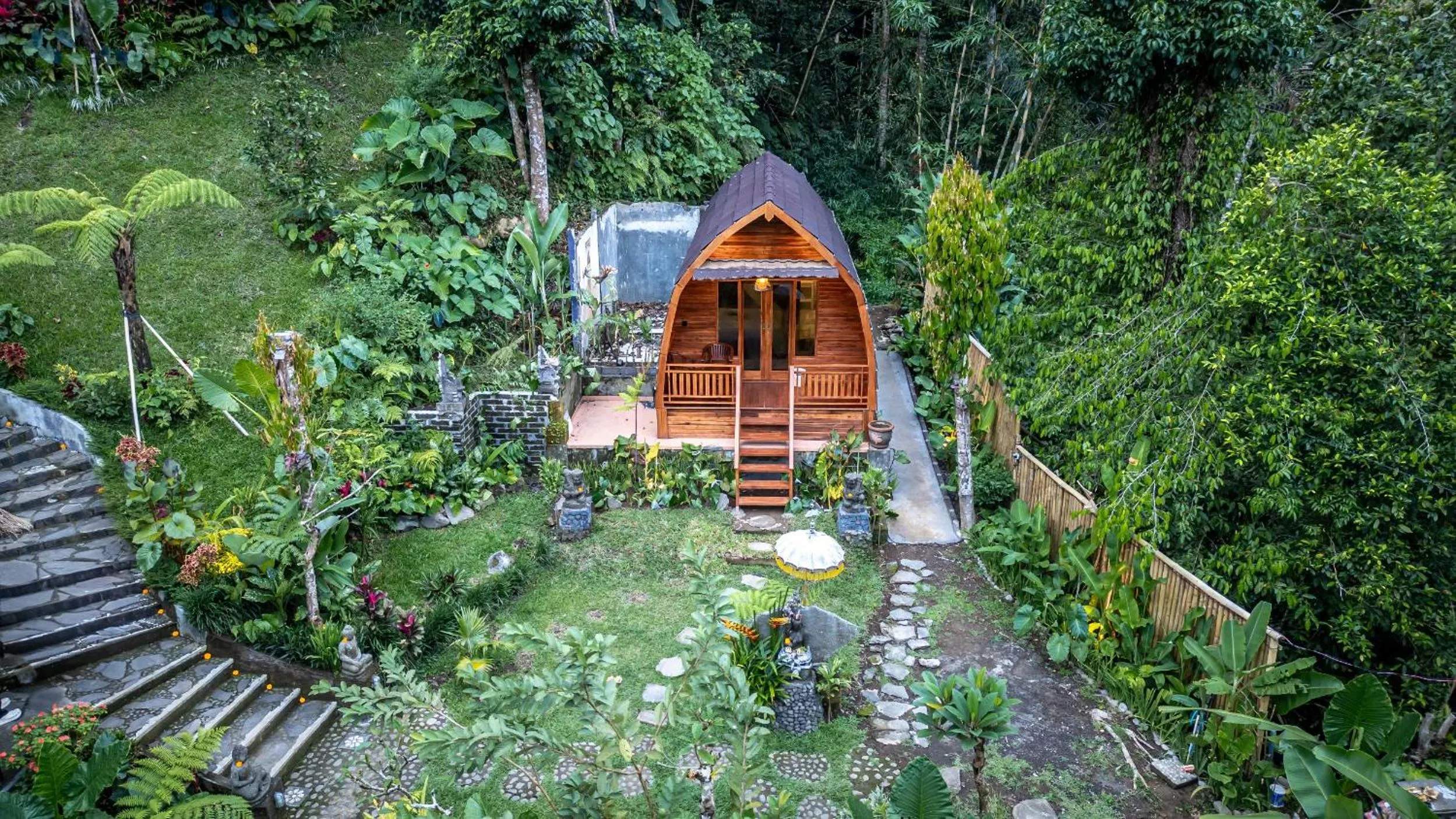 Natural landscape in Yoga Maya Villa