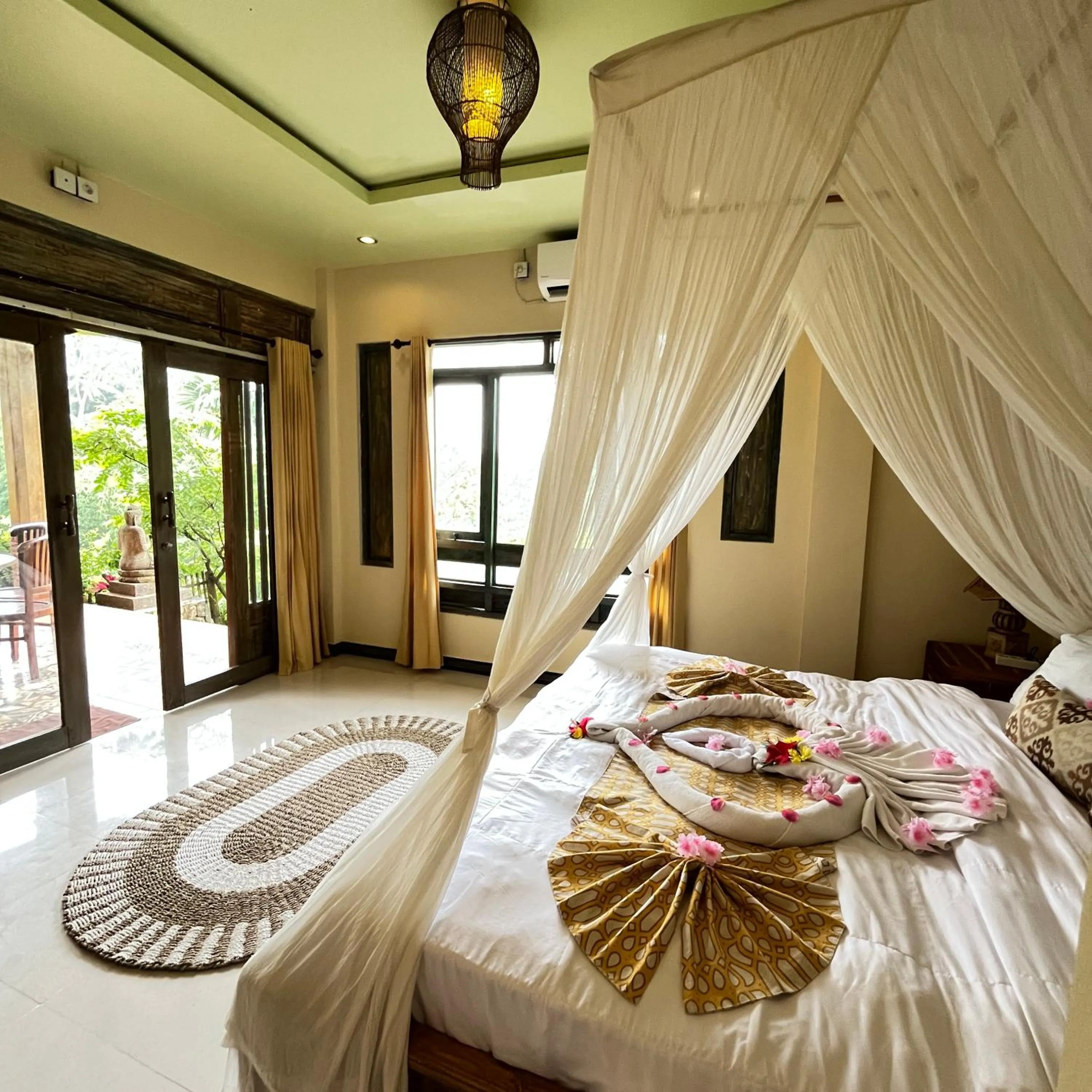 Bedroom, Bed in Yoga Maya Villa