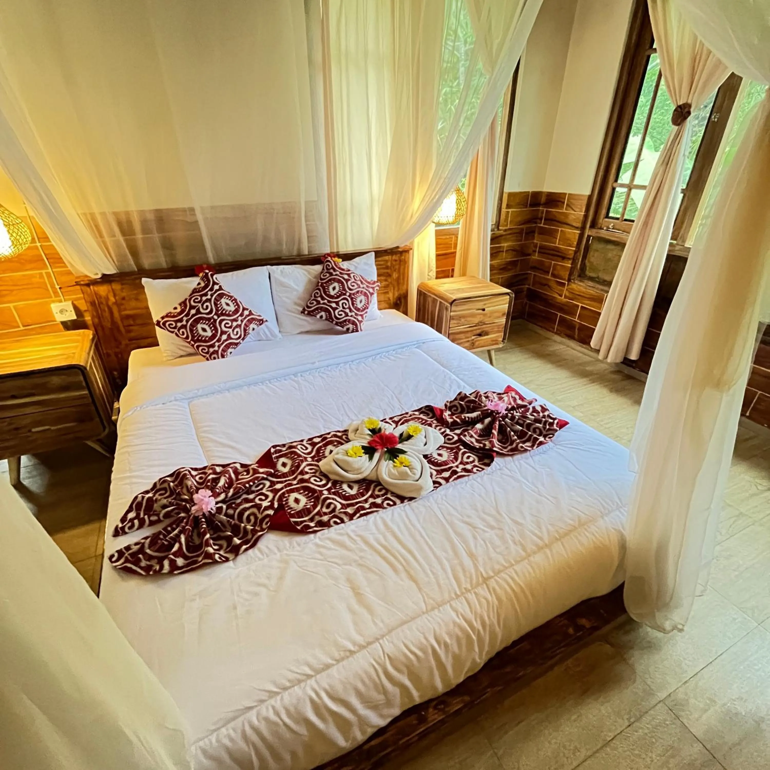Bedroom, Bed in Yoga Maya Villa
