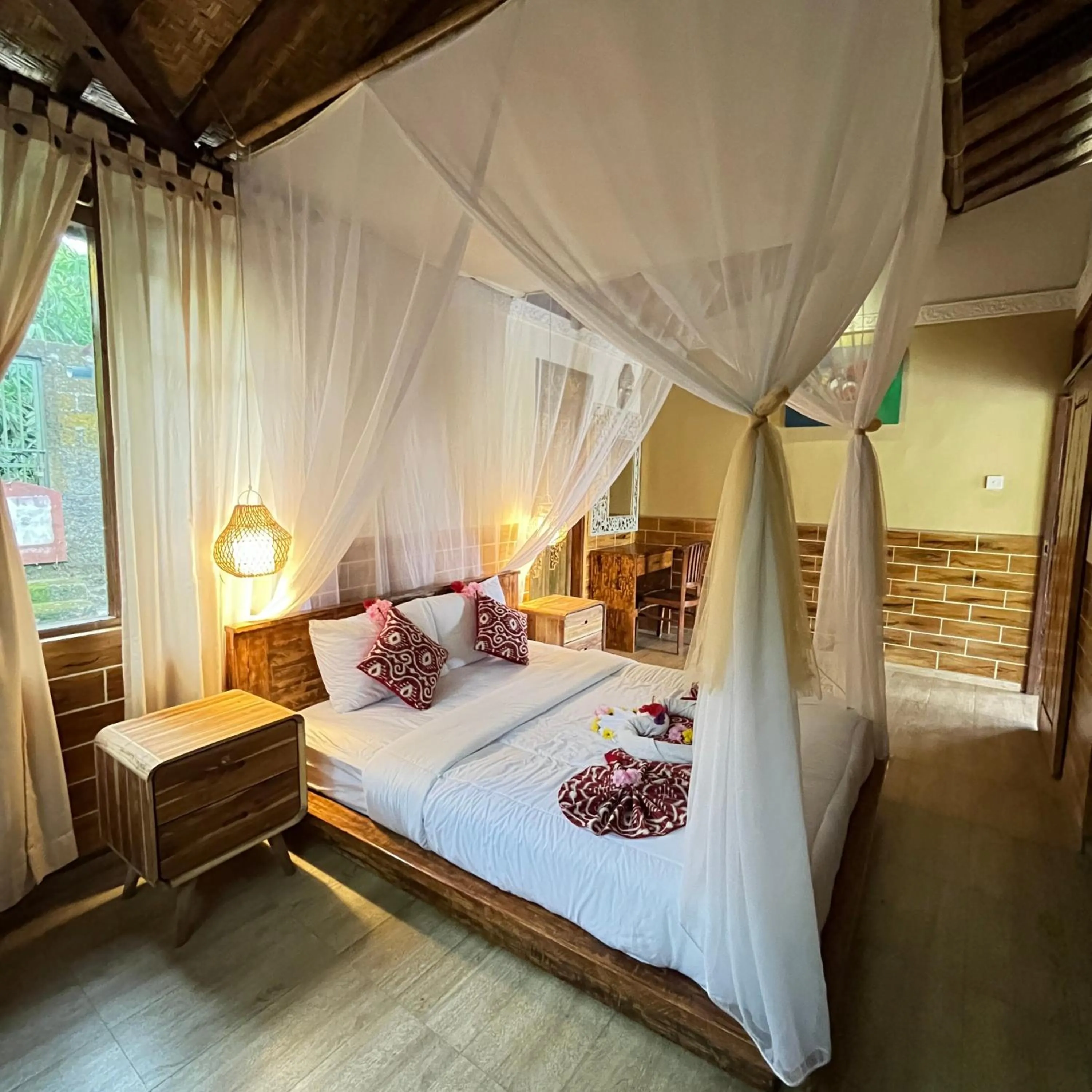 Bedroom, Bed in Yoga Maya Villa