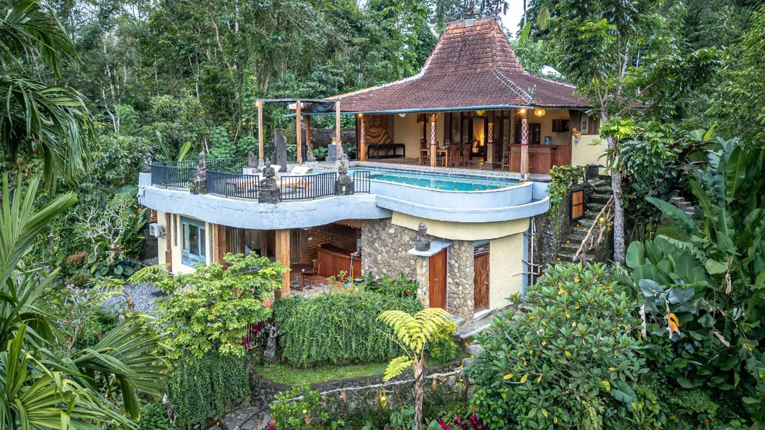 Property building in Yoga Maya Villa