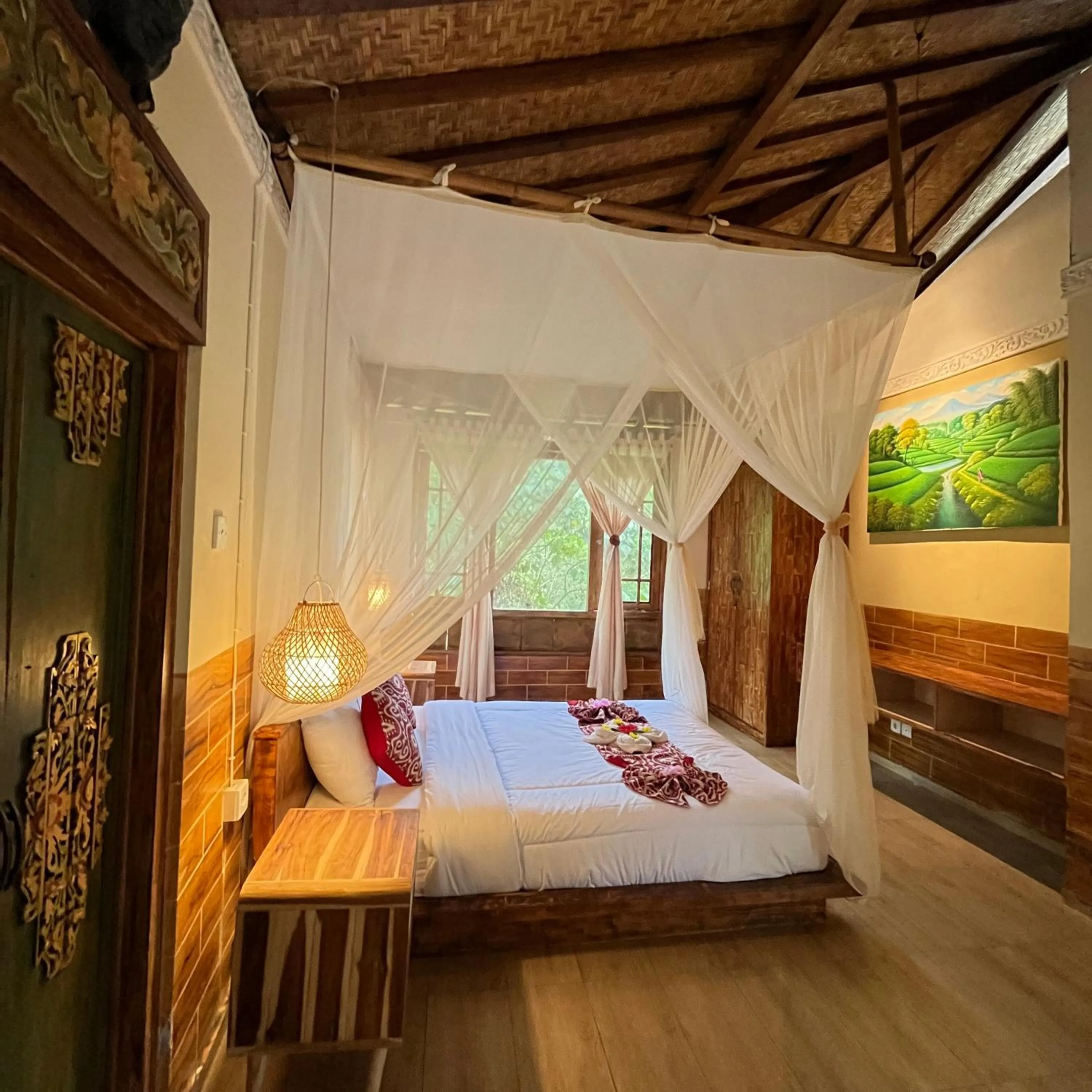 Bedroom, Bed in Yoga Maya Villa
