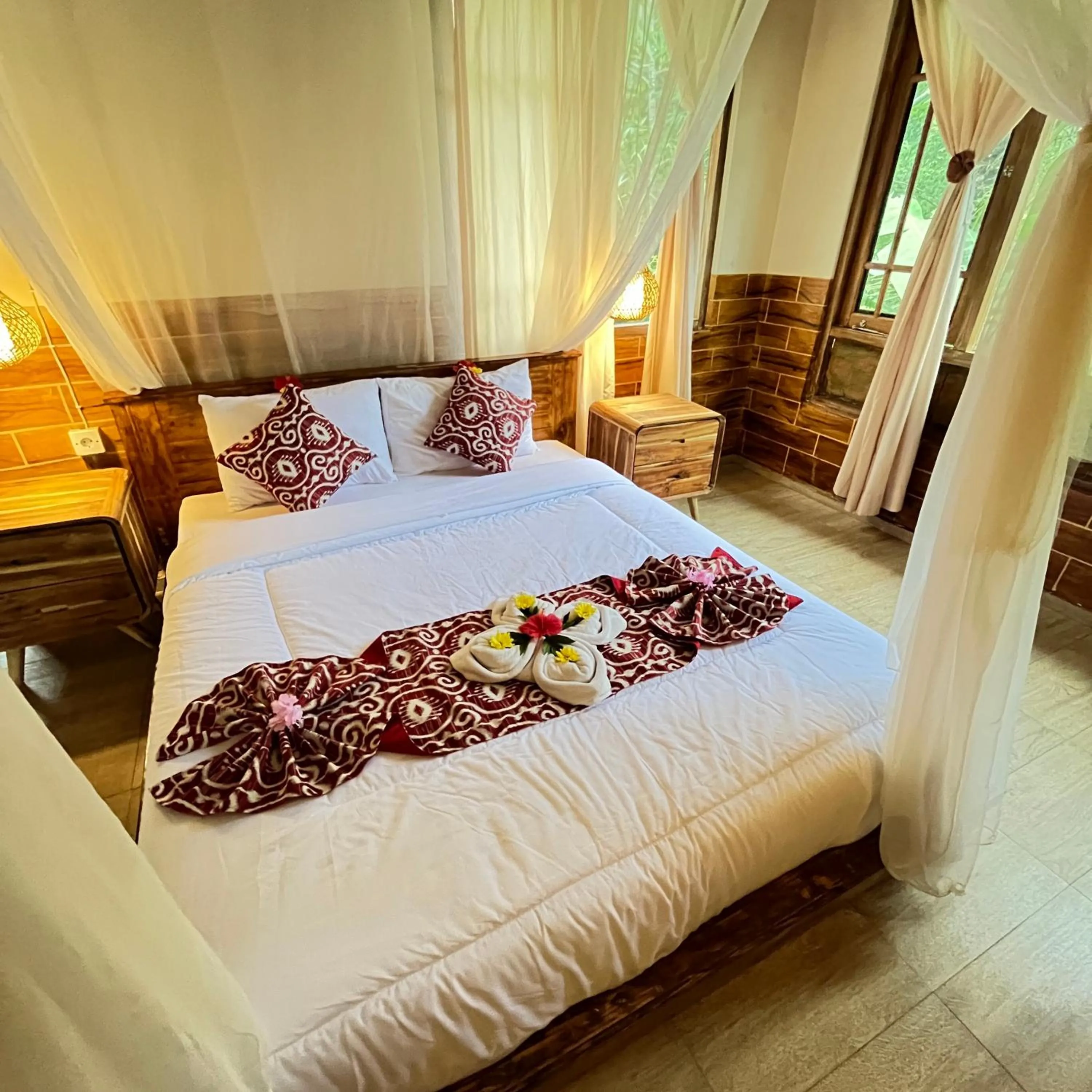 Bedroom, Bed in Yoga Maya Villa