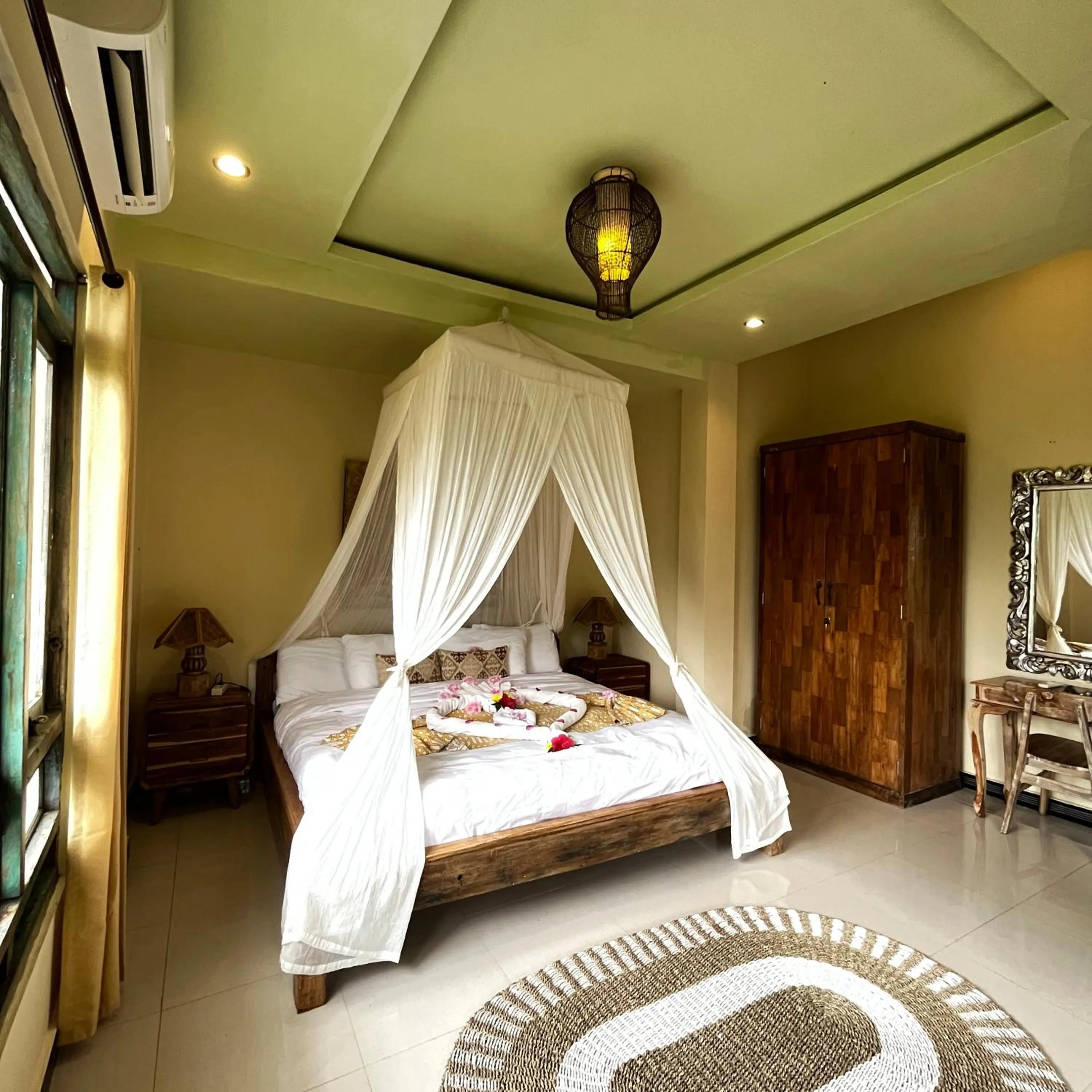 Bedroom, Bed in Yoga Maya Villa