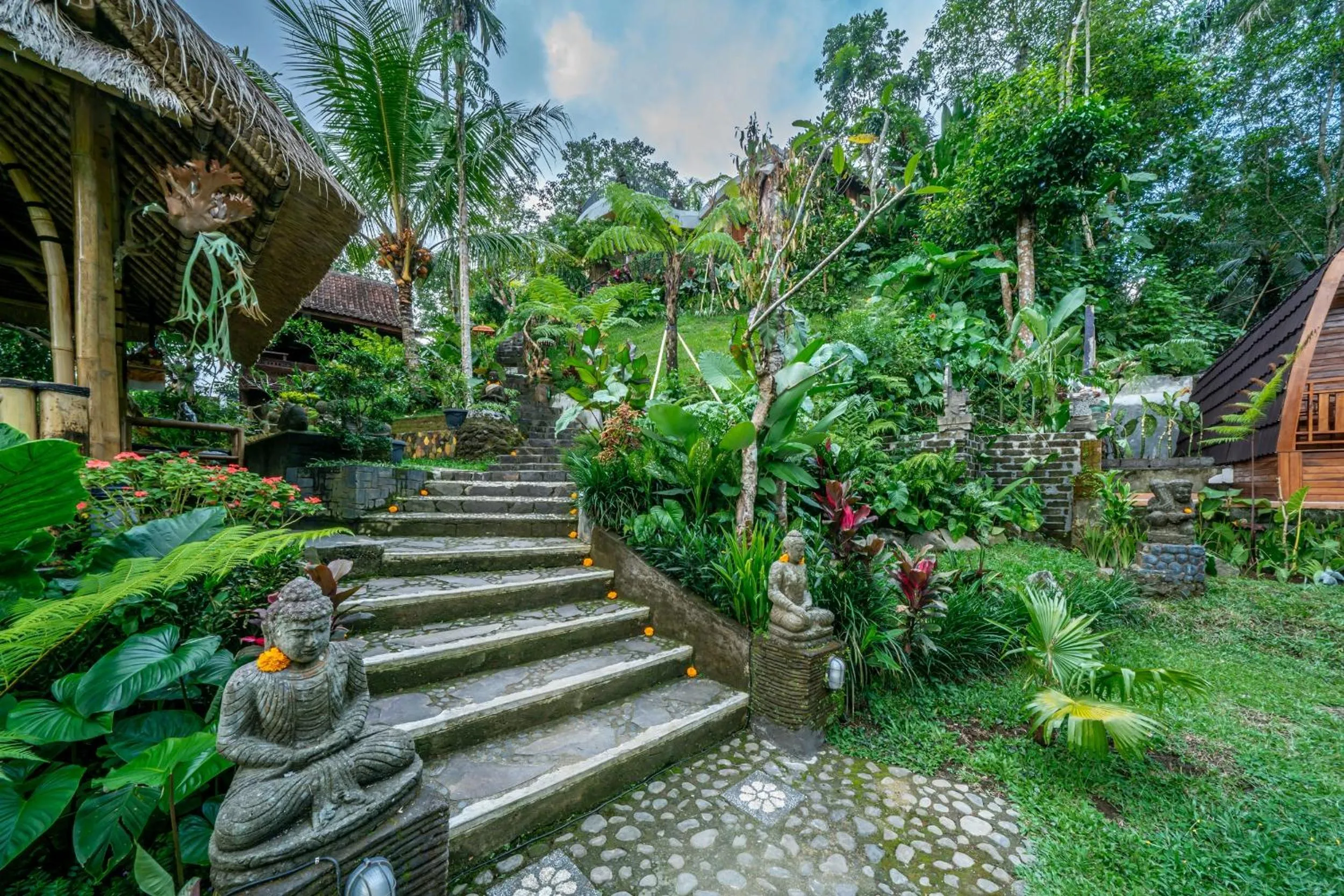 Garden in Yoga Maya Villa