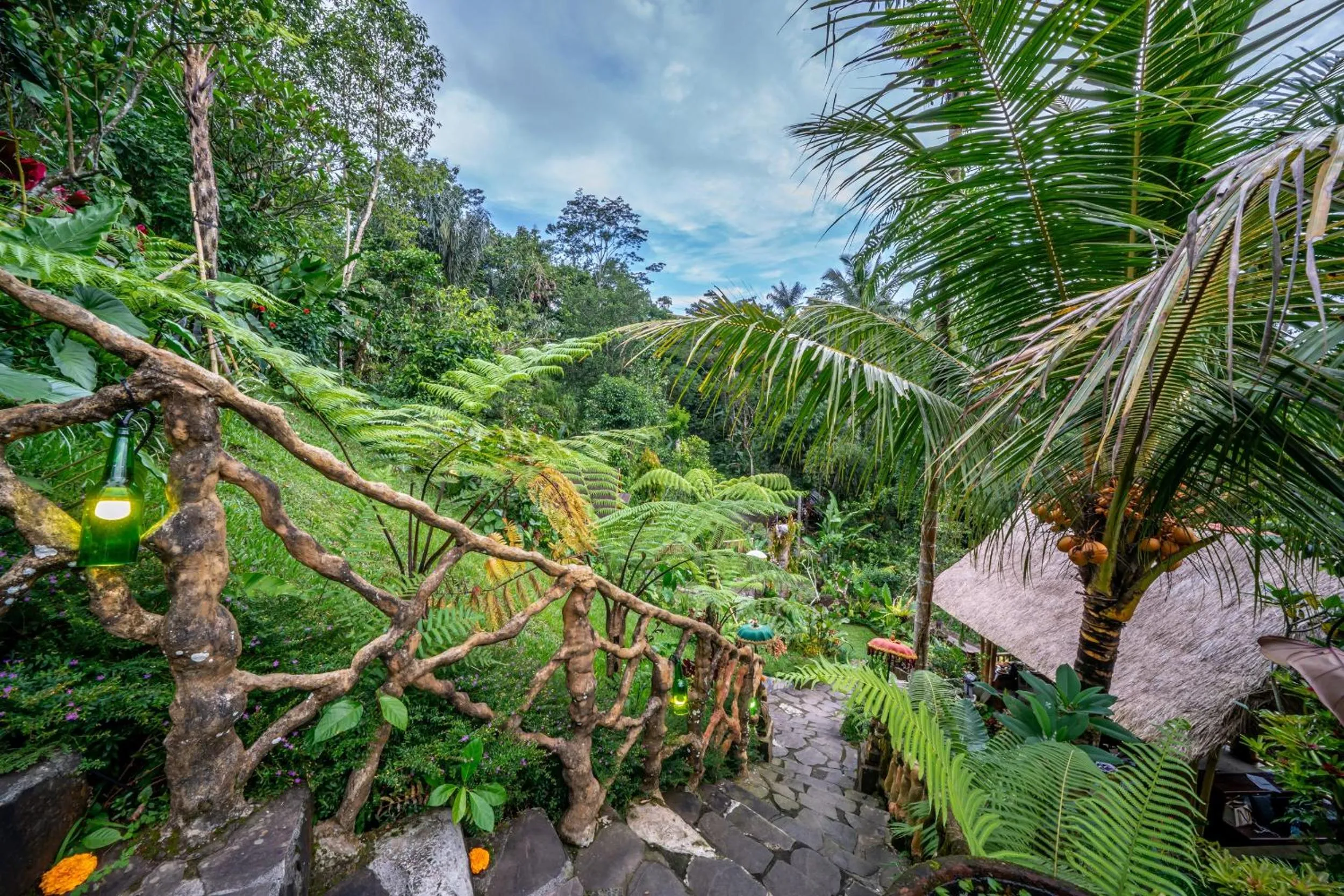 Garden in Yoga Maya Villa