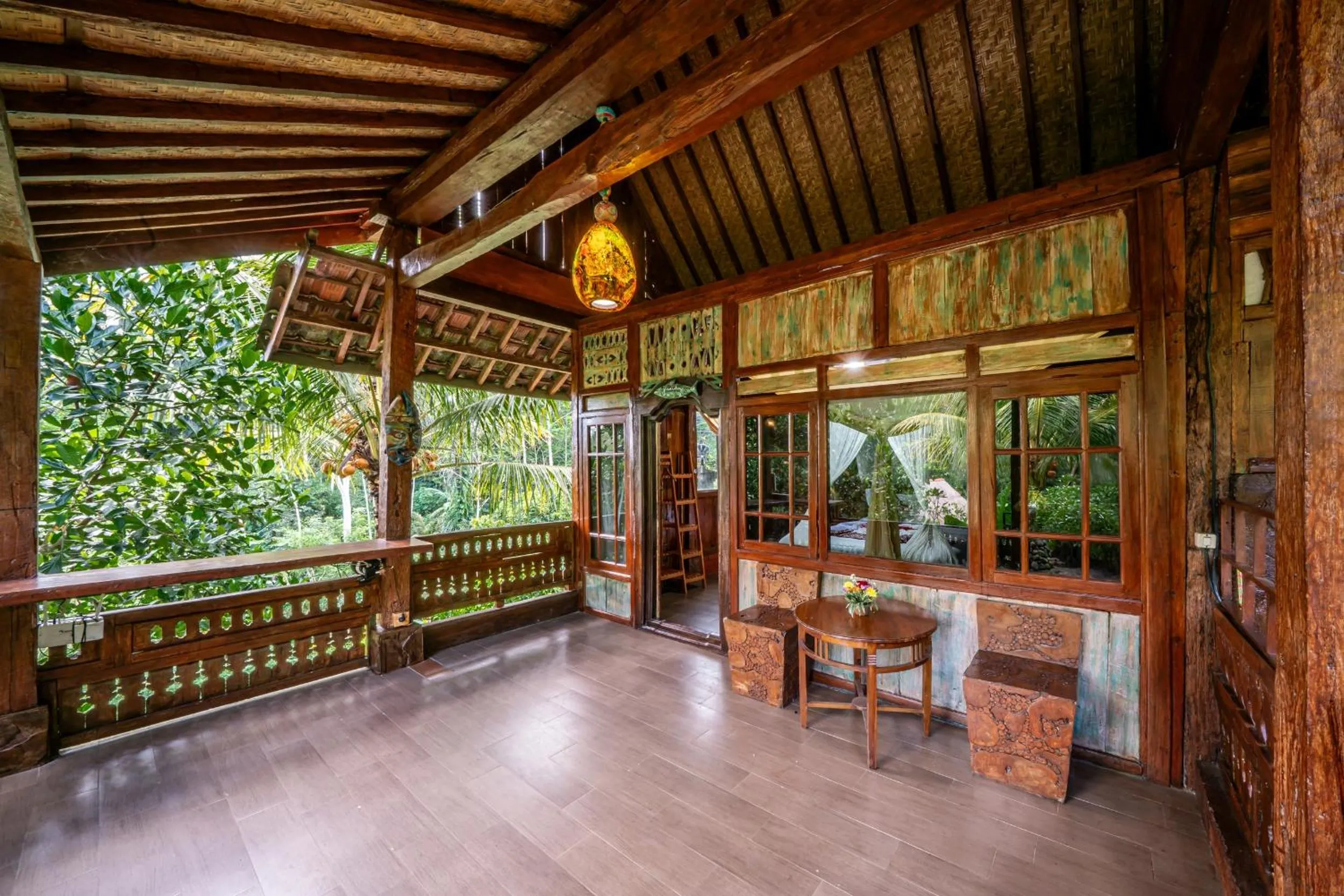 Garden in Yoga Maya Villa