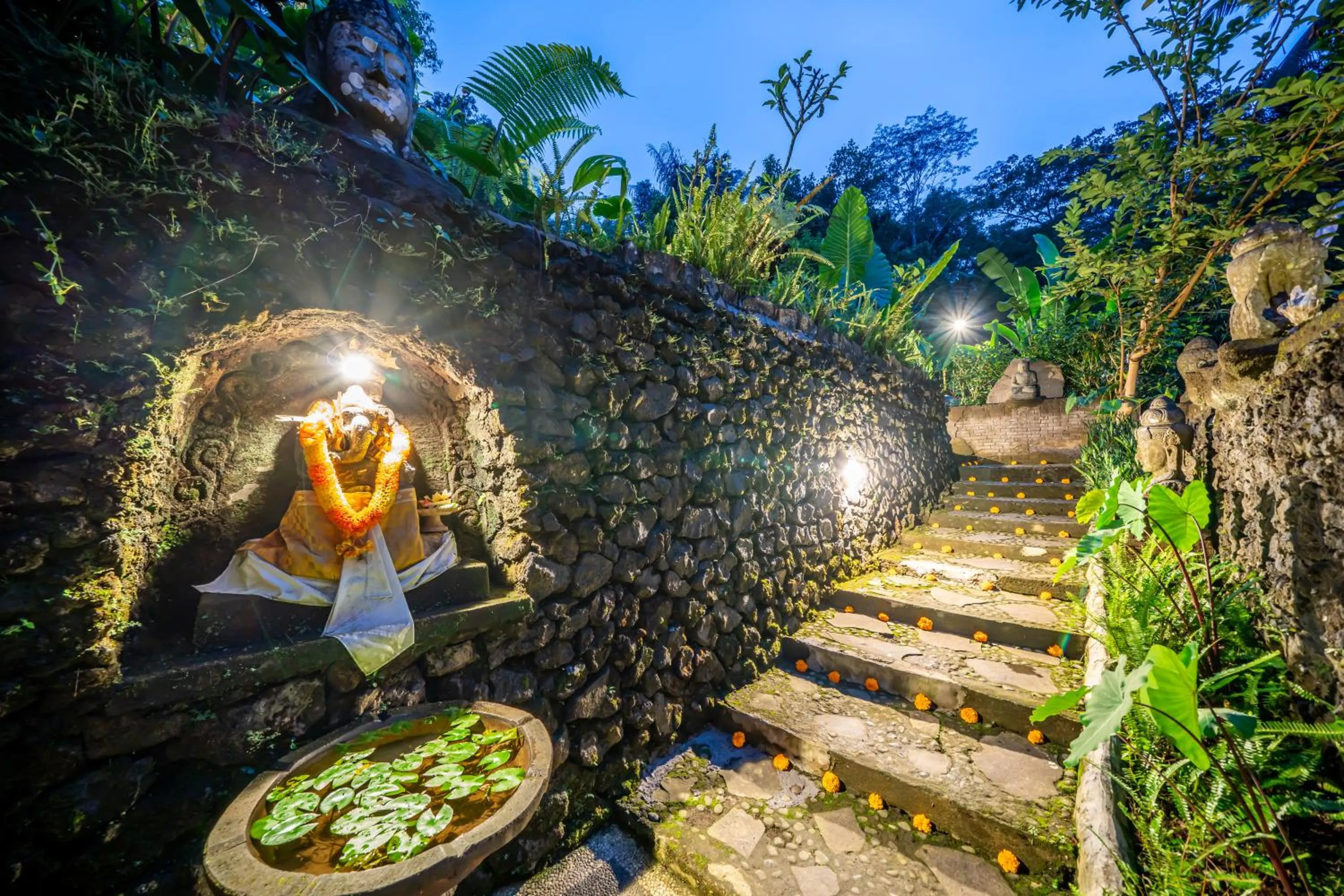 Night in Yoga Maya Villa