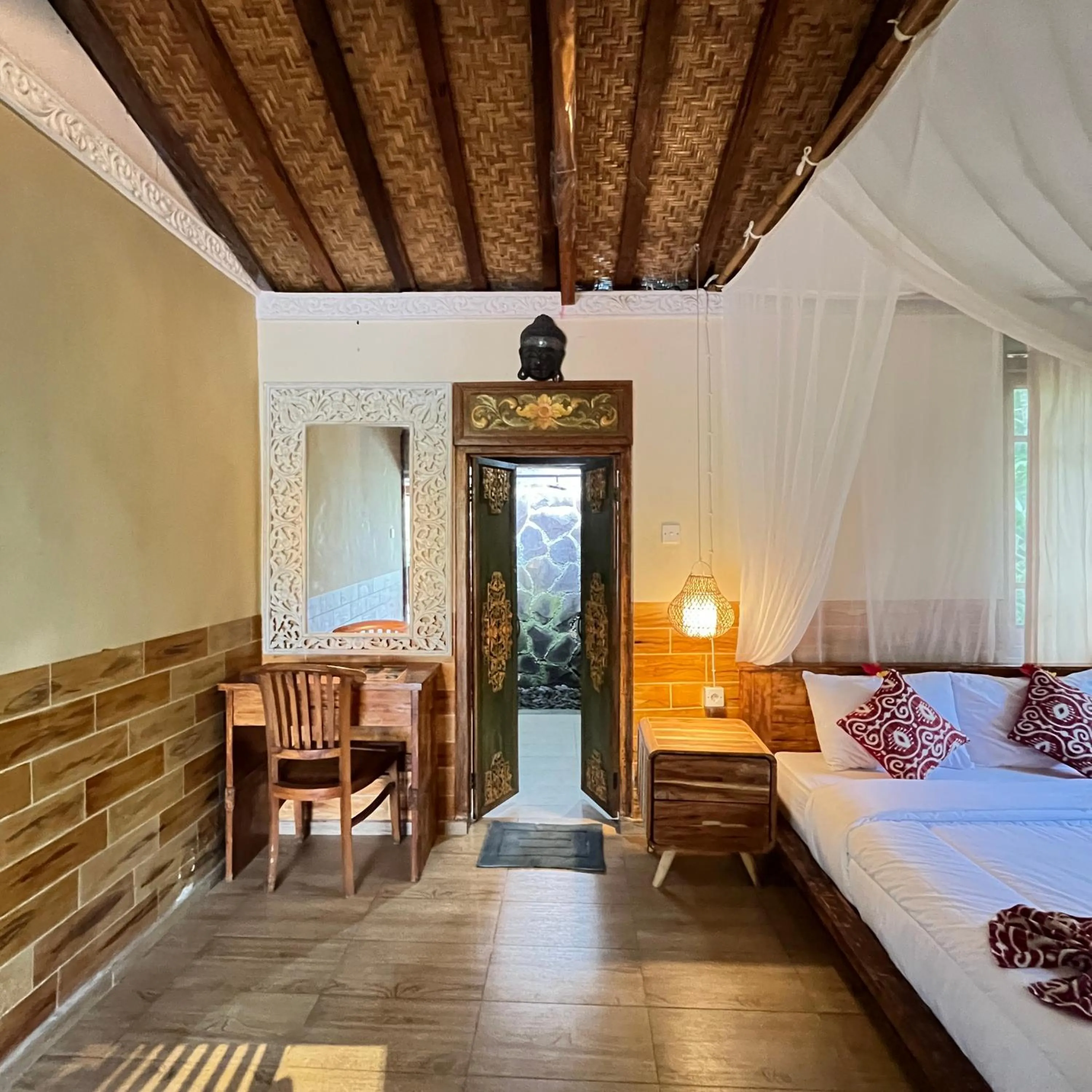 Bedroom, Bed in Yoga Maya Villa