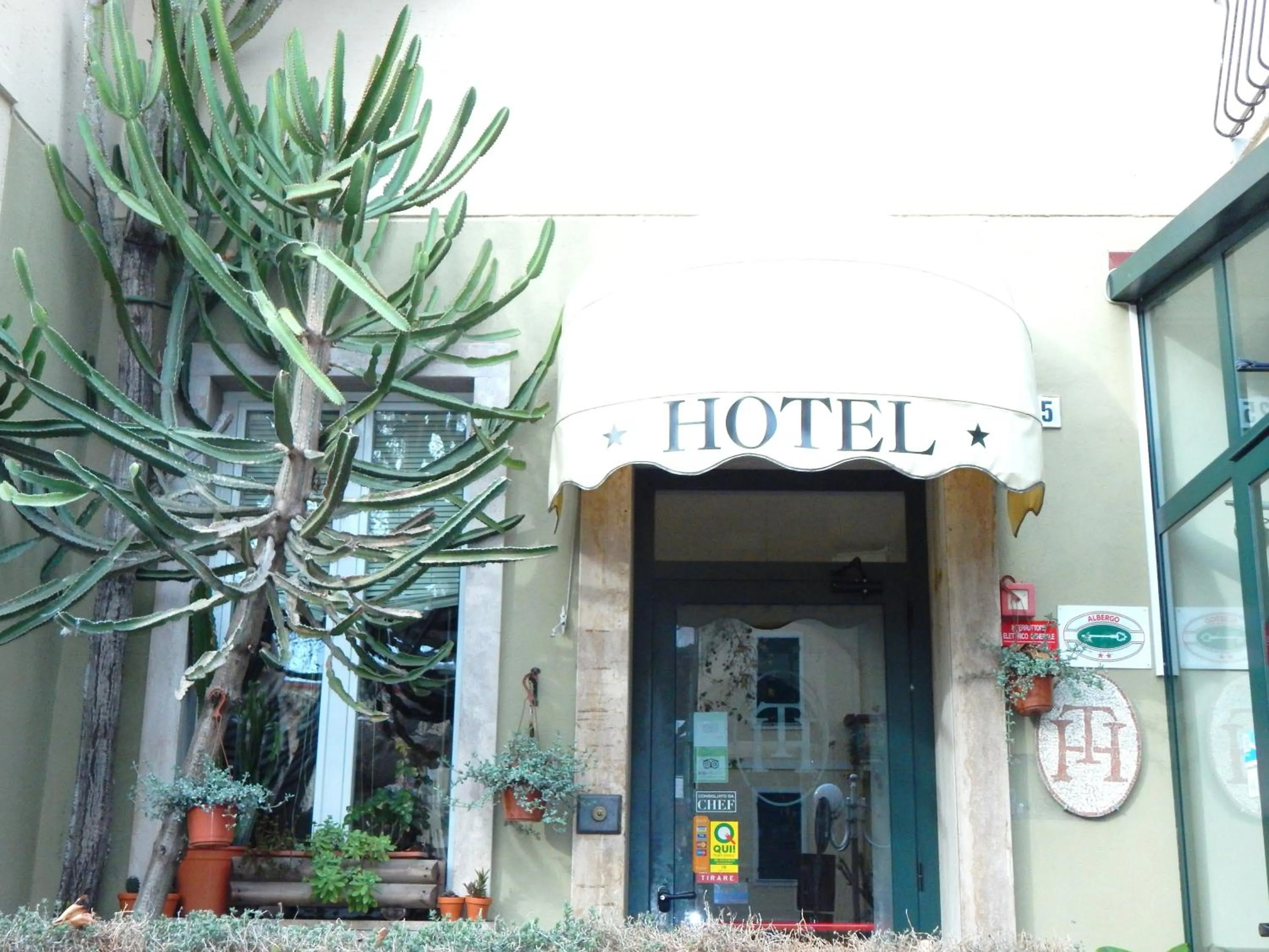 Facade/entrance in Albergo Torino