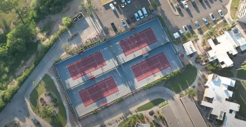 Tennis court in The McCormick Scottsdale