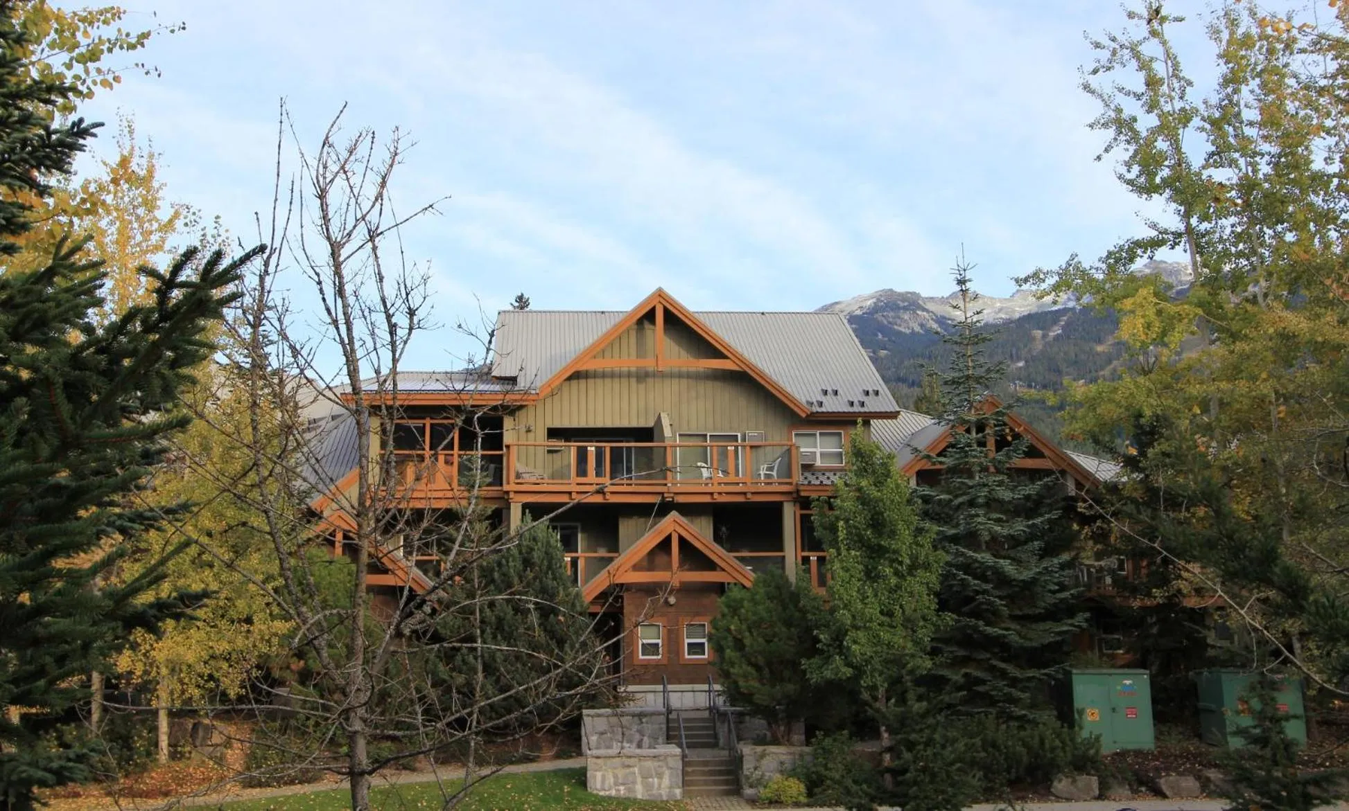 Property building in Glacier's Reach by Whistler Retreats