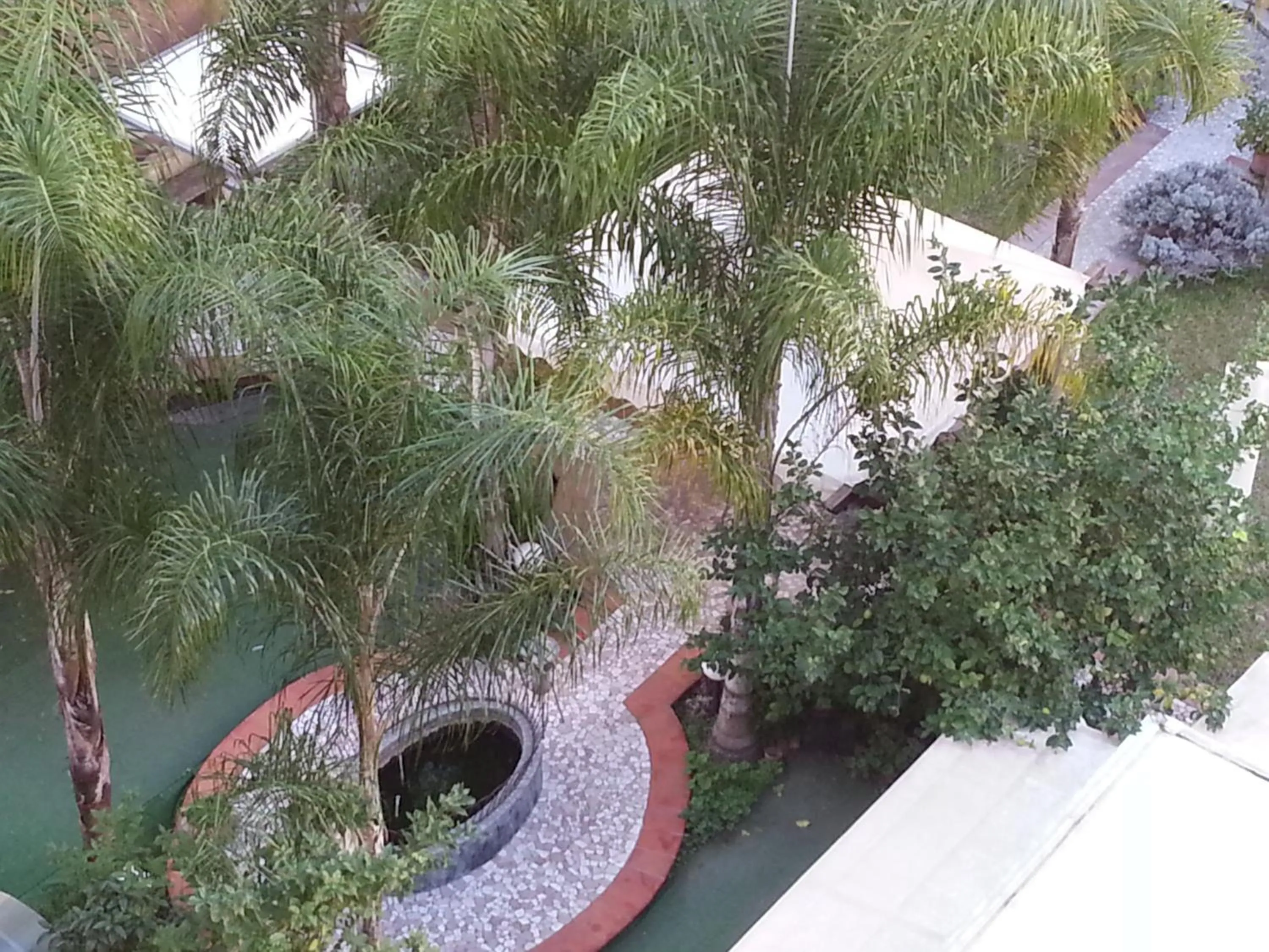 Garden view in B&B Matida