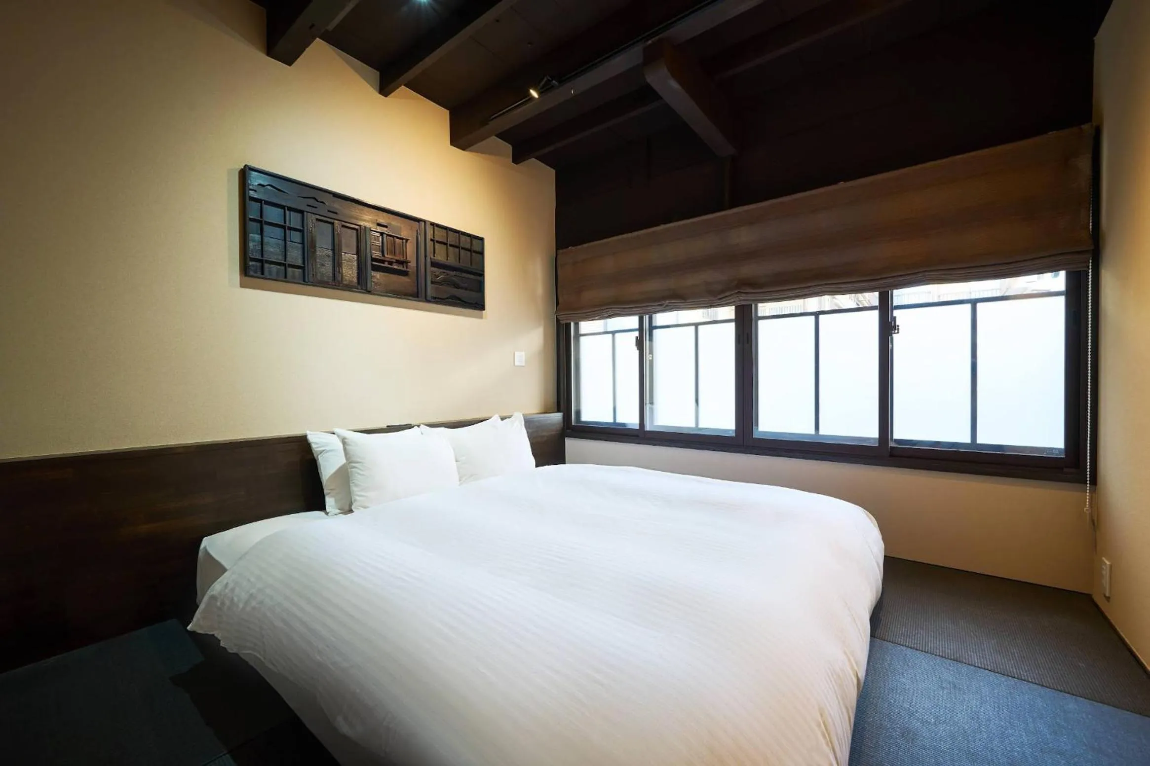 Bedroom, Bed in Kyoto Machiya Zeniyacho