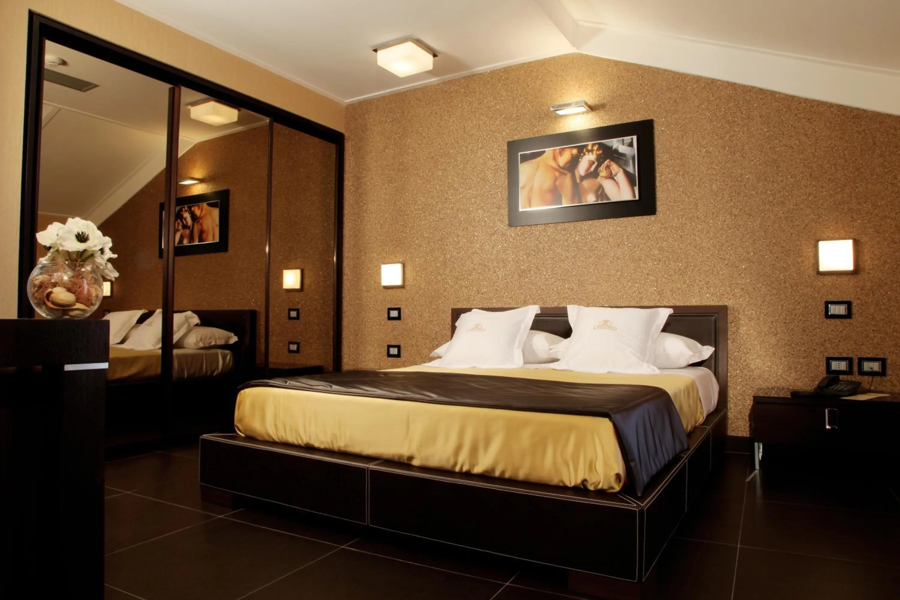 Bed in Hotel Cenacolo