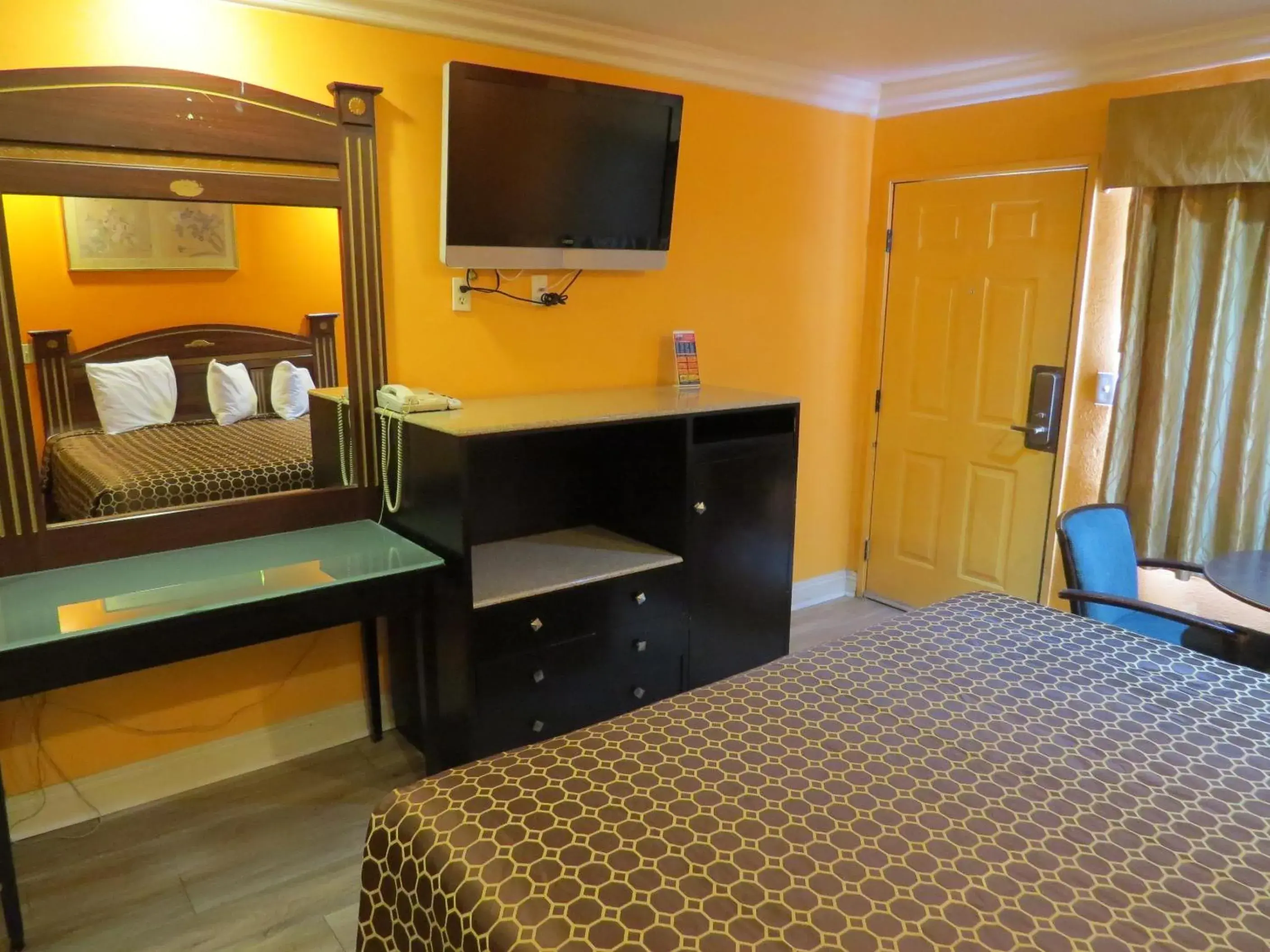 Bed in Calico Motel Bed in Calico Motel