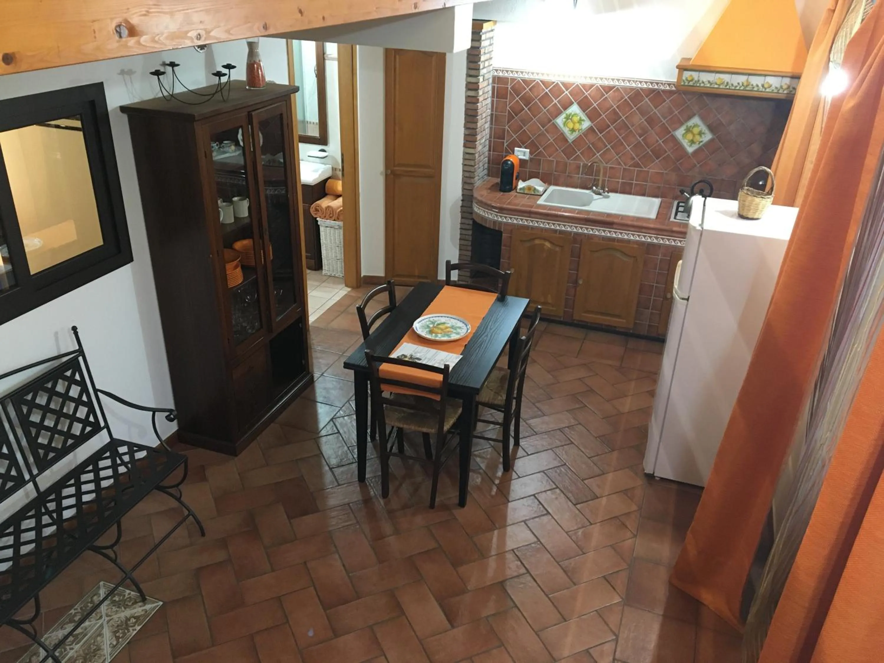 Dining area in Borgo Barone