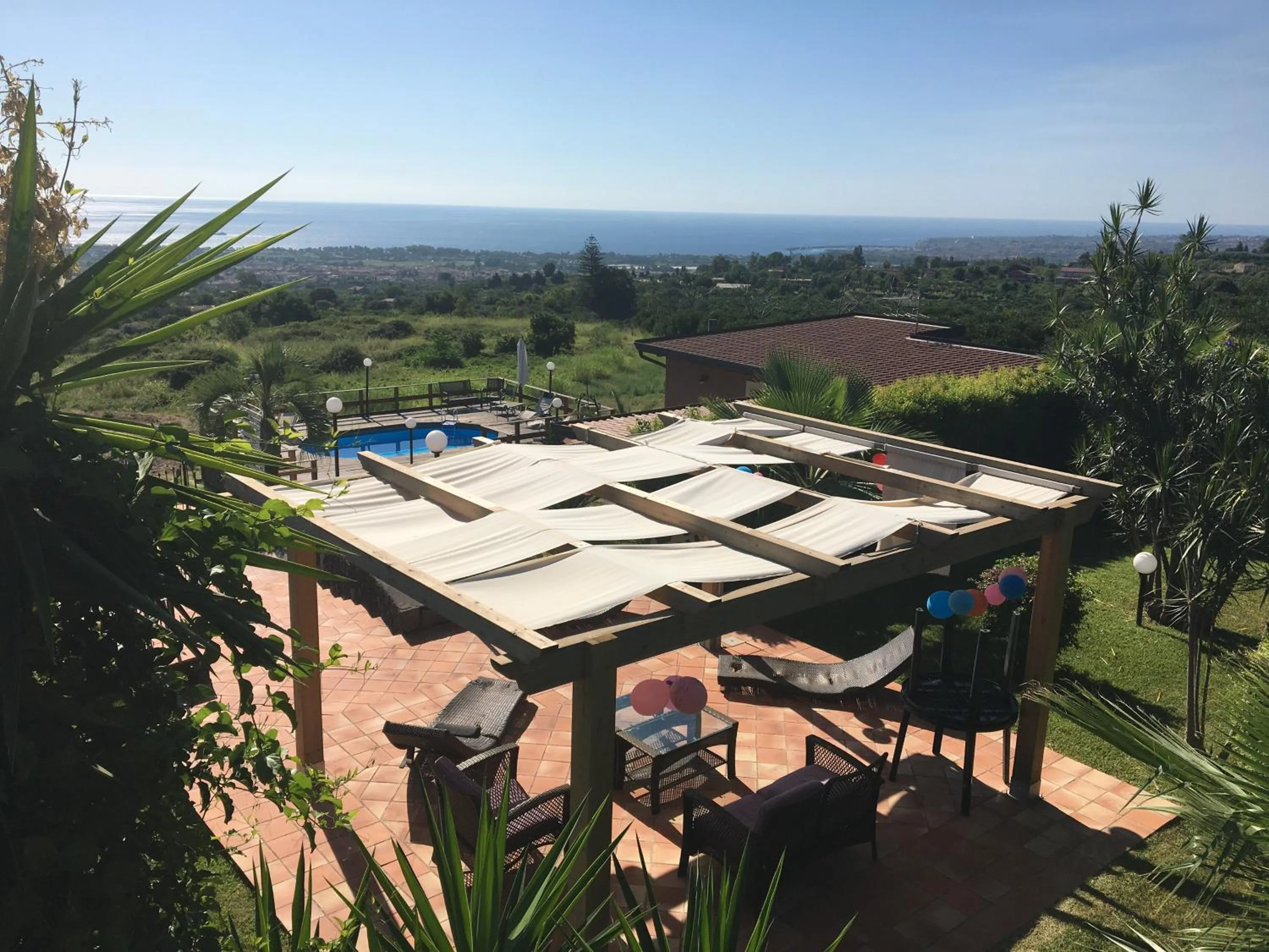 Bird's eye view in Borgo Barone