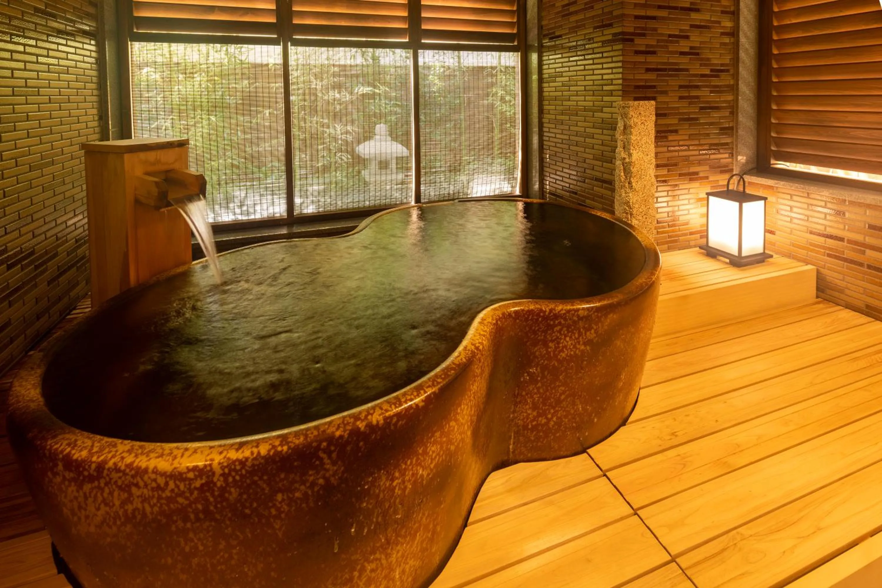 Hot Spring Bath in Onyado Shikishima-kan