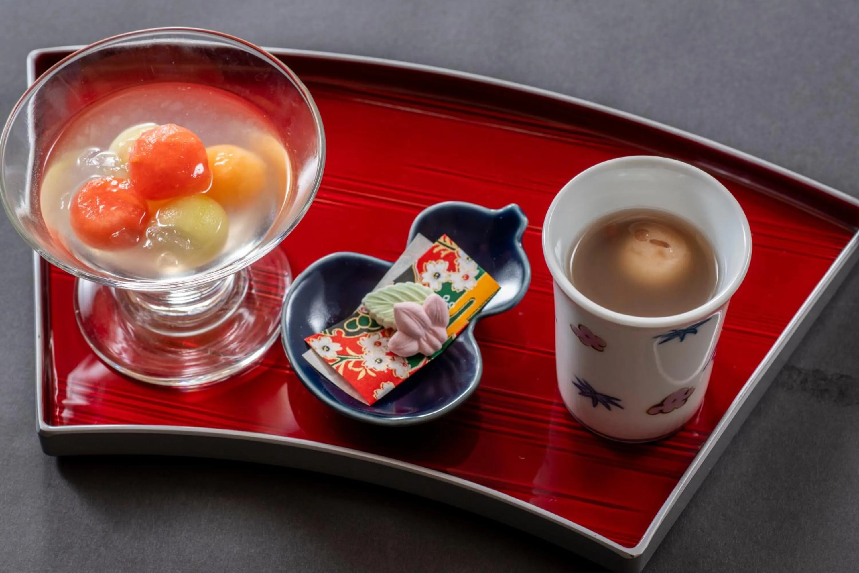 Food and drinks in Onyado Shikishima-kan