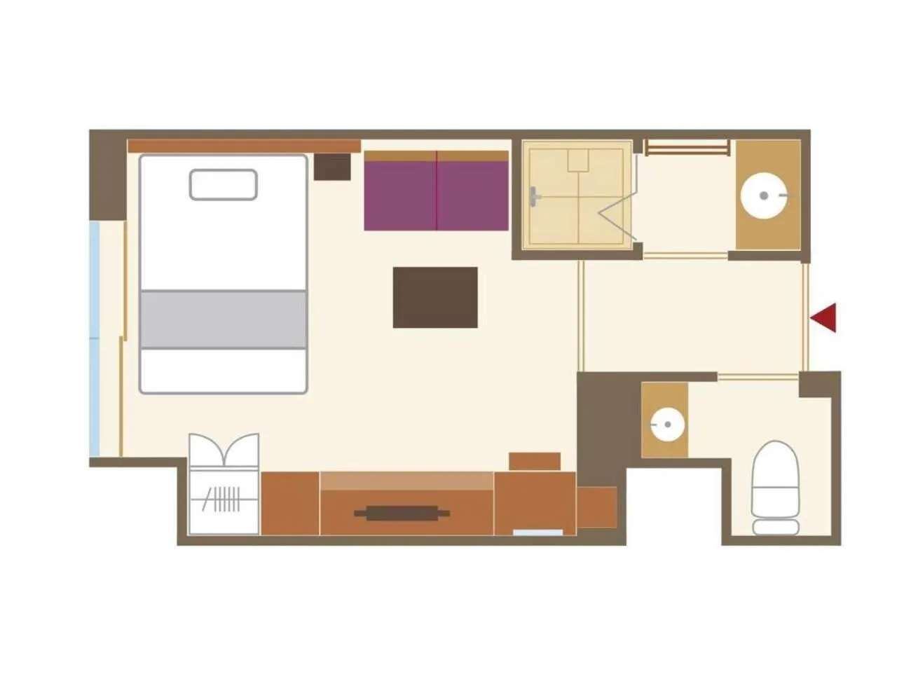 Photo of the whole room in Onyado Shikishima-kan