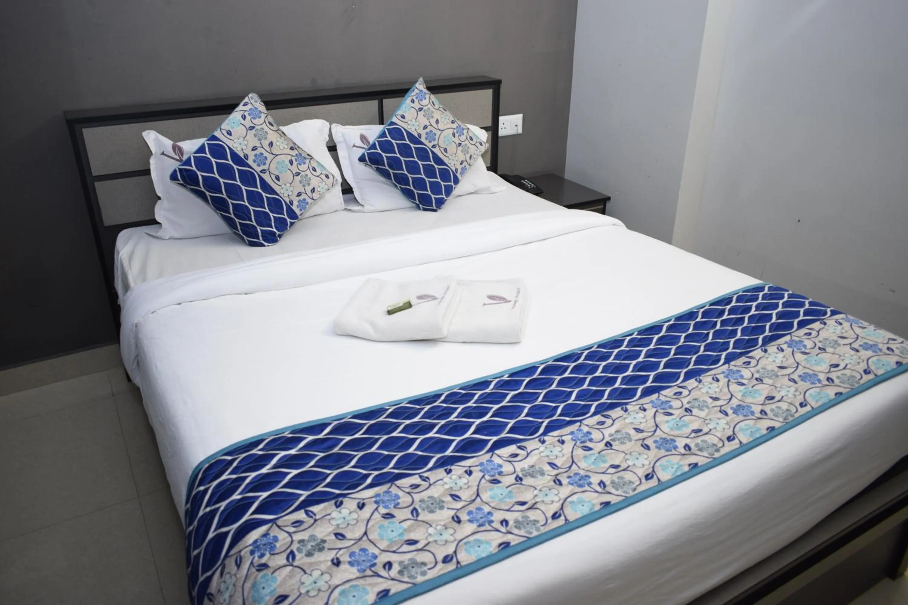 Bedroom, Bed in Viswa Residency by Azalea