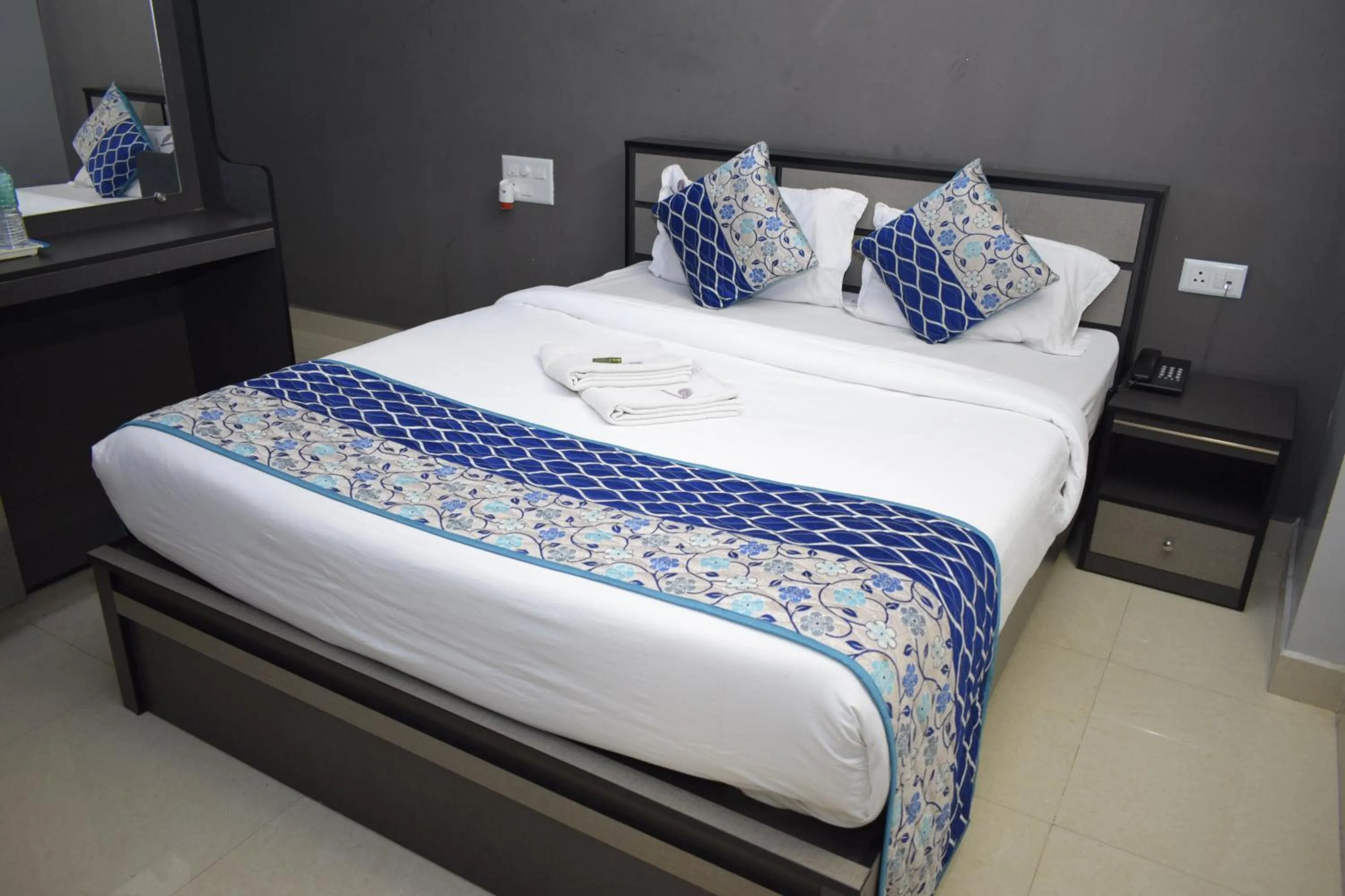 Bedroom, Bed in Viswa Residency by Azalea