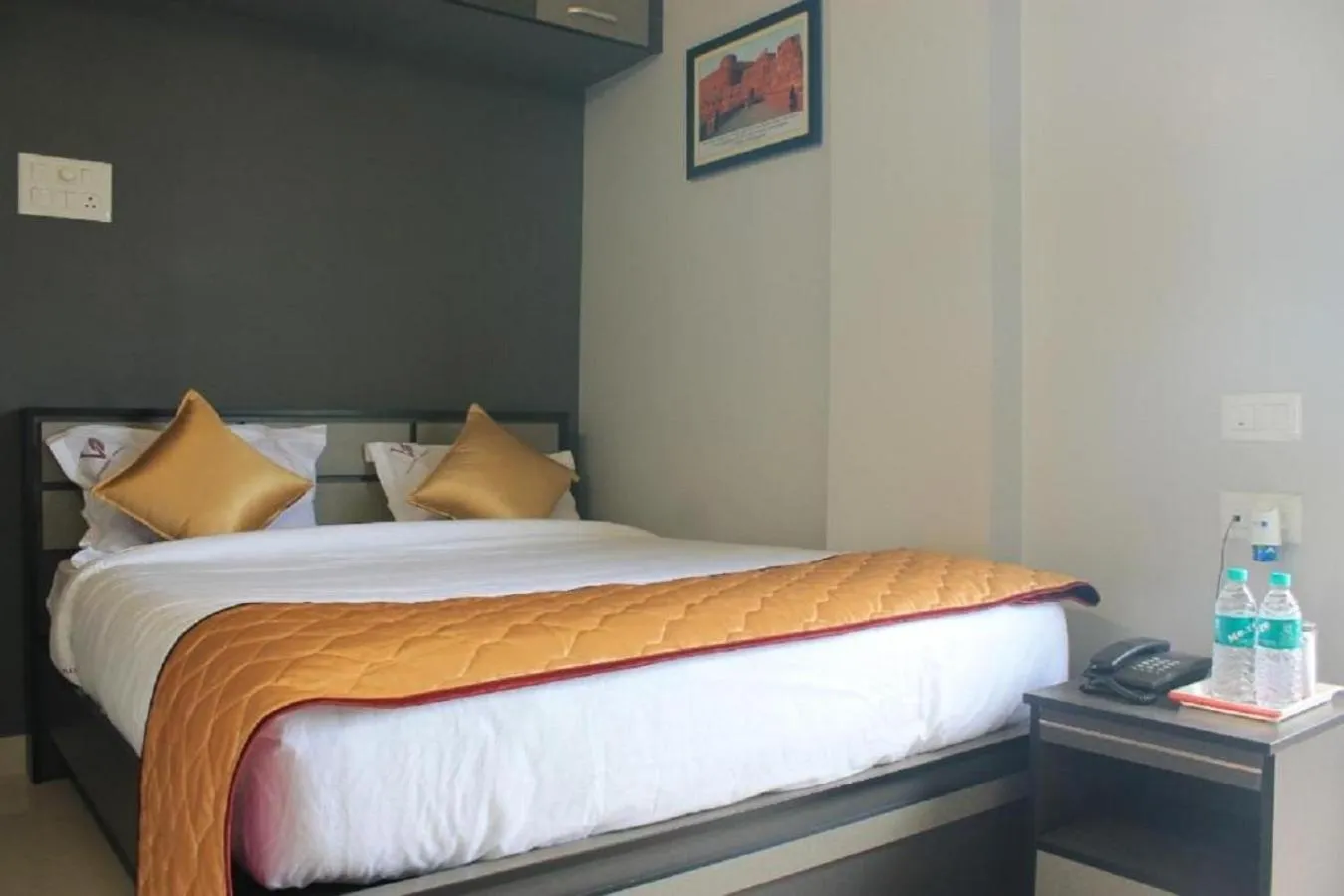 Bed in Viswa Residency by Azalea