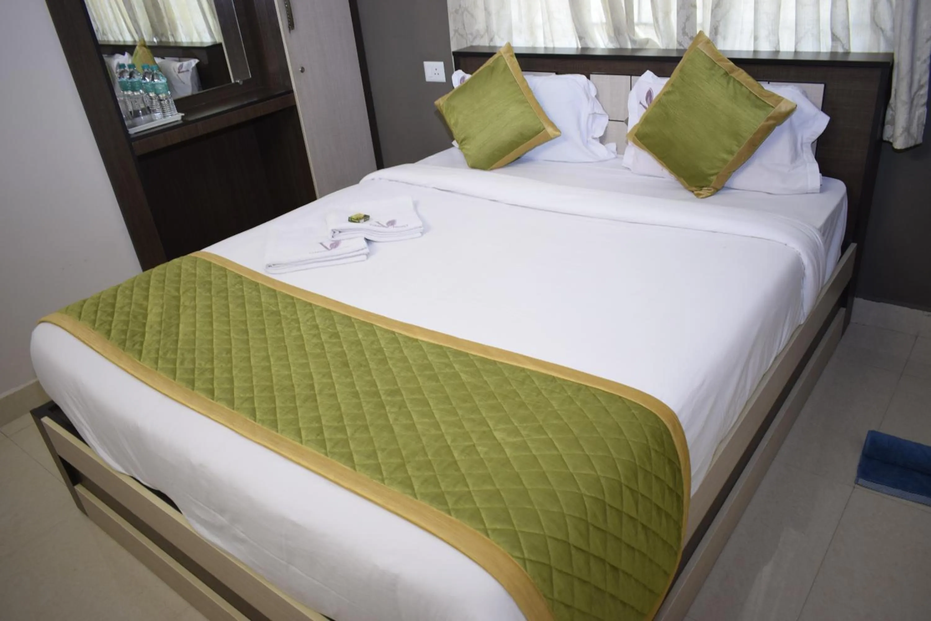 Bedroom, Bed in Viswa Residency by Azalea