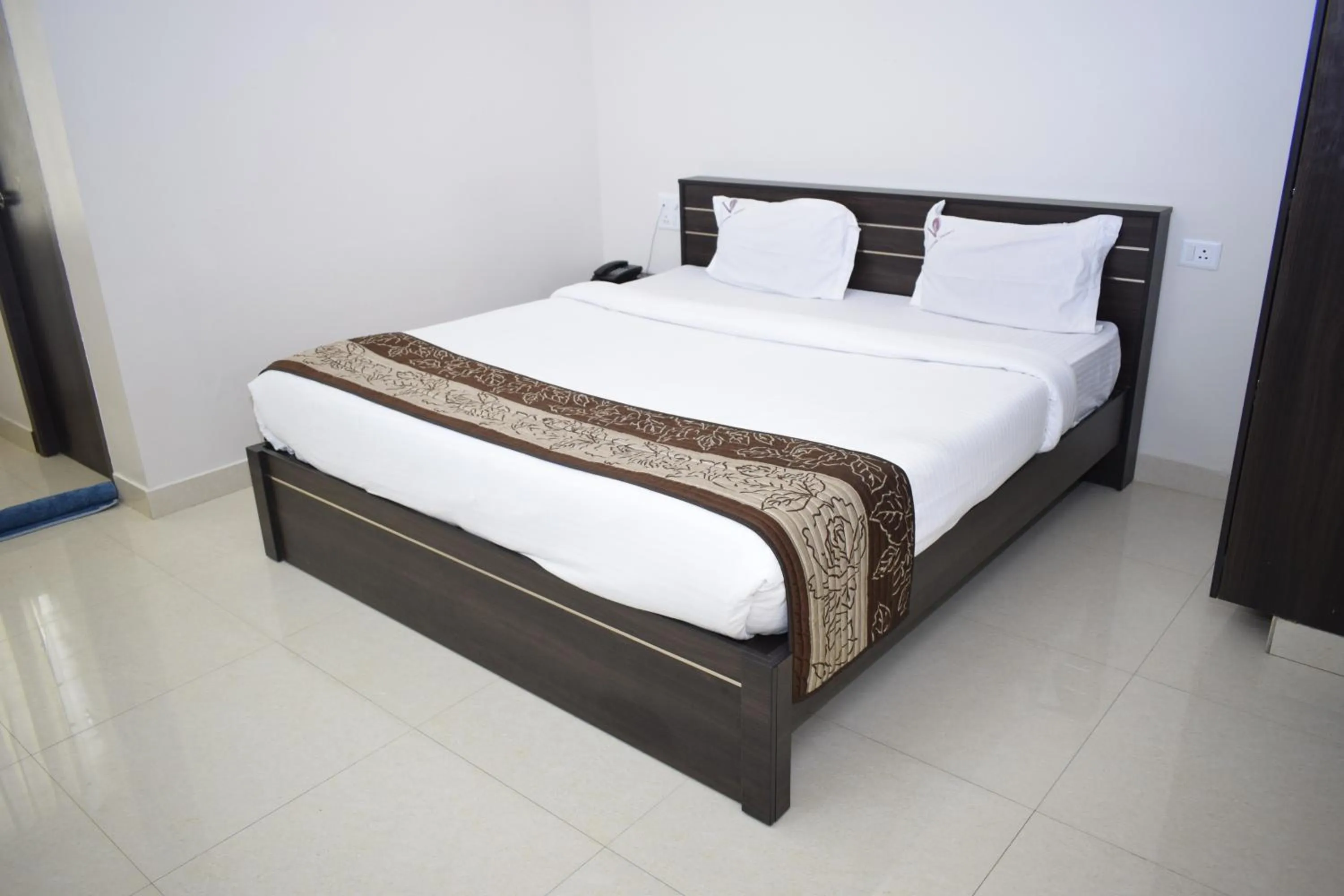 Bedroom, Bed in Viswa Residency by Azalea
