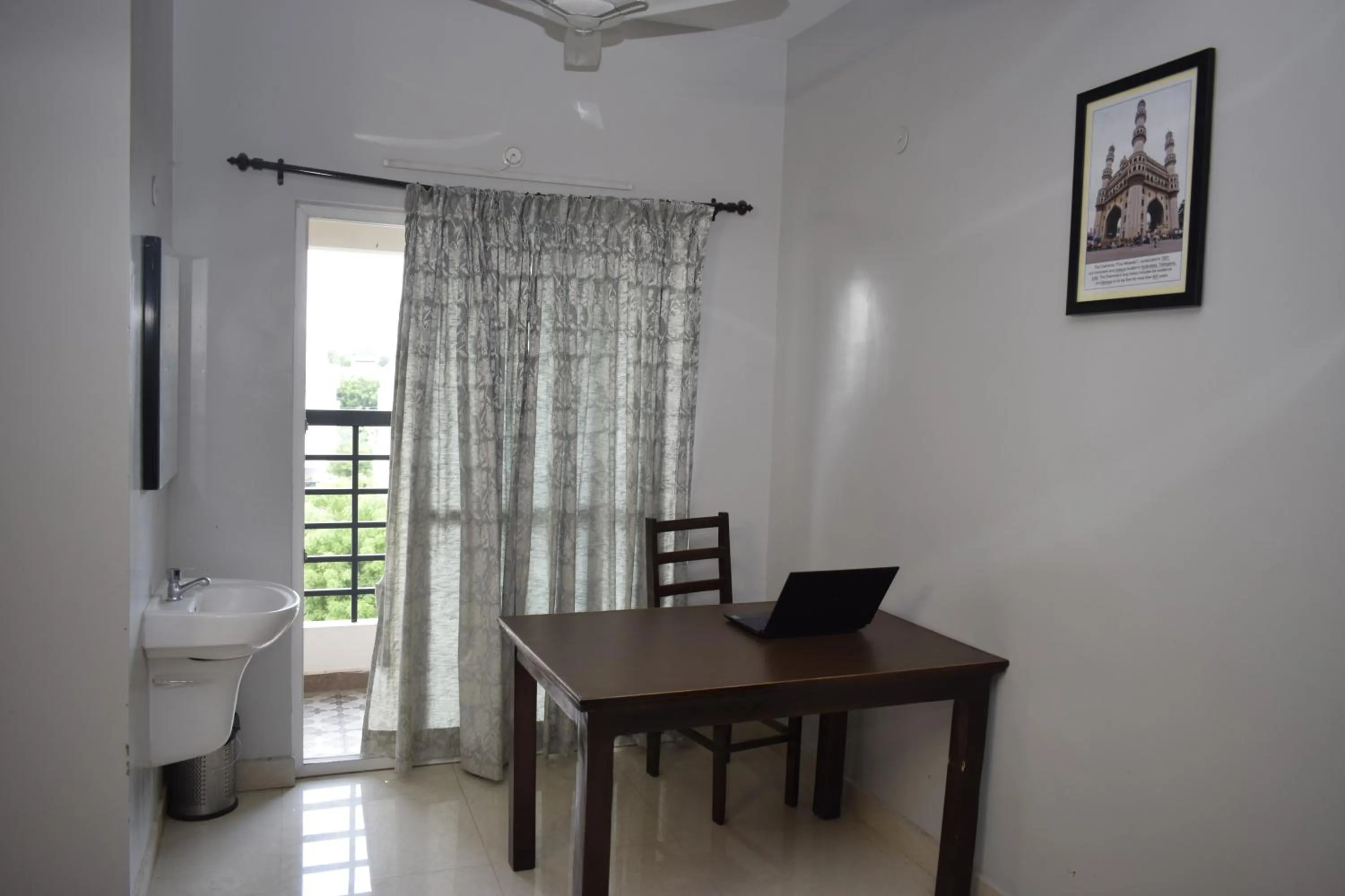 Seating area in Viswa Residency by Azalea