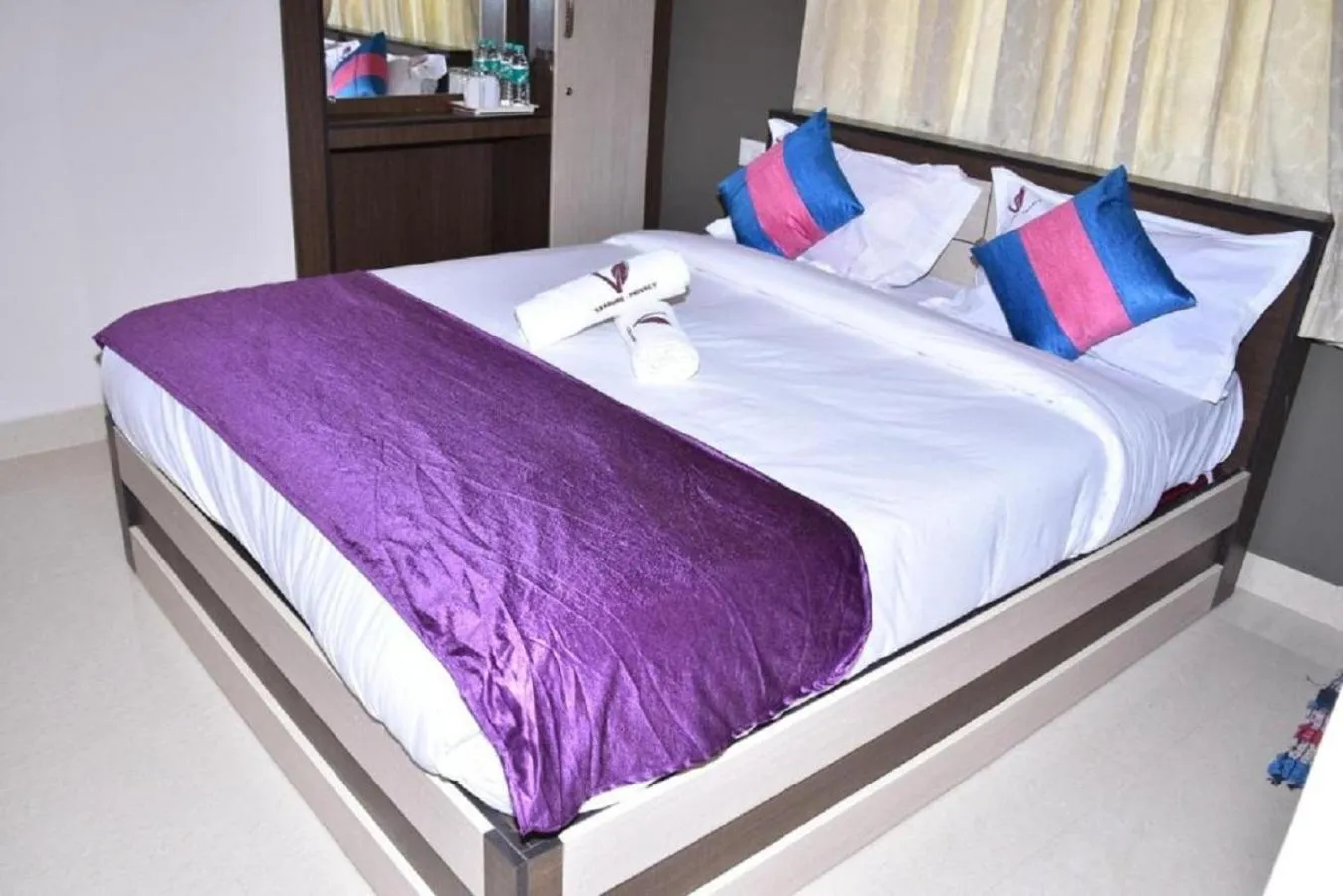 Bed in Viswa Residency by Azalea