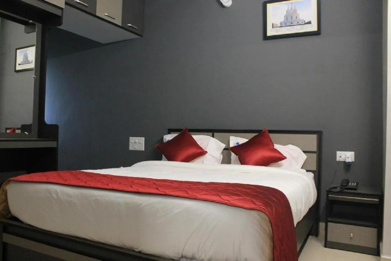 Bed in Viswa Residency by Azalea