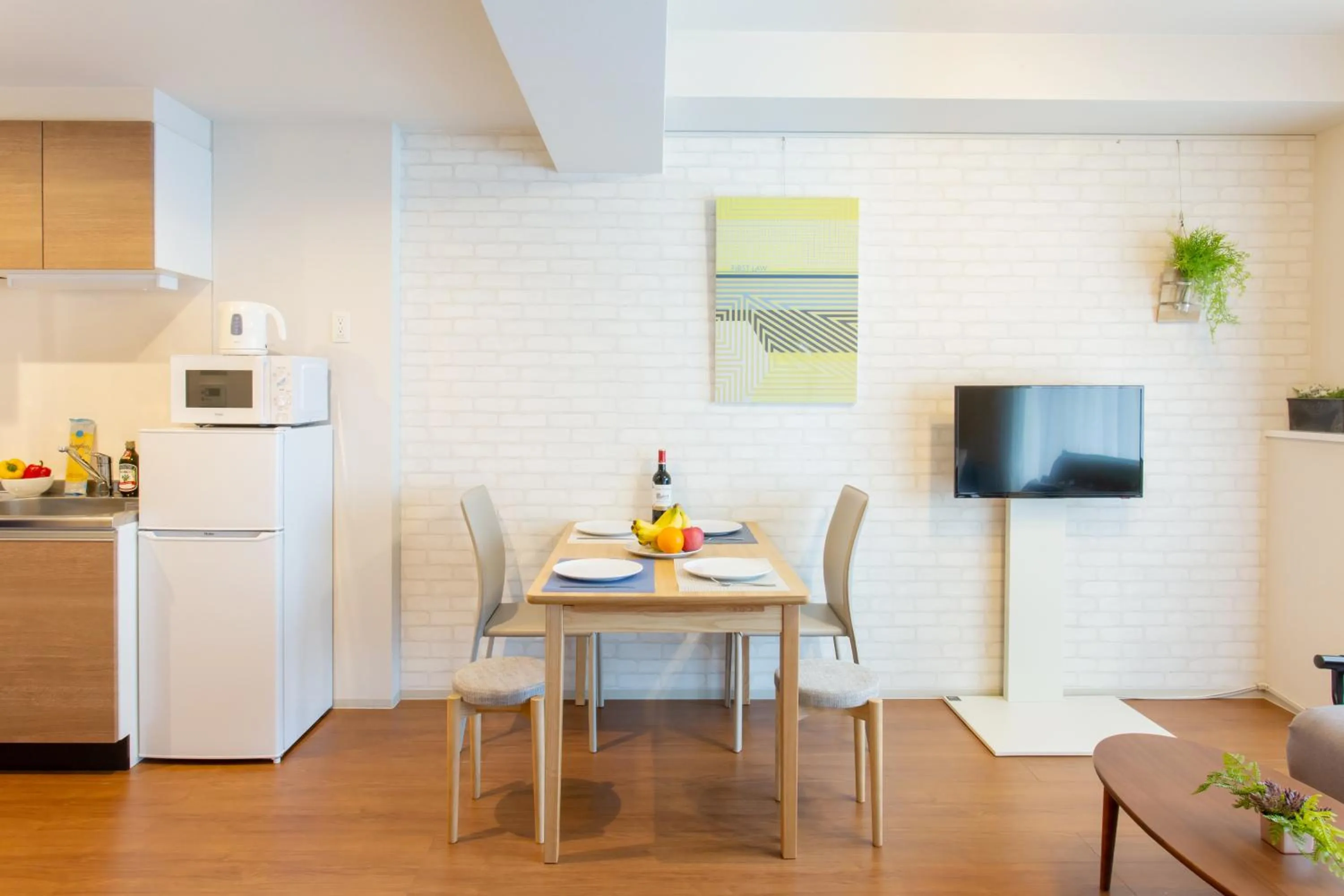 Living room in BON Condominium Umeda