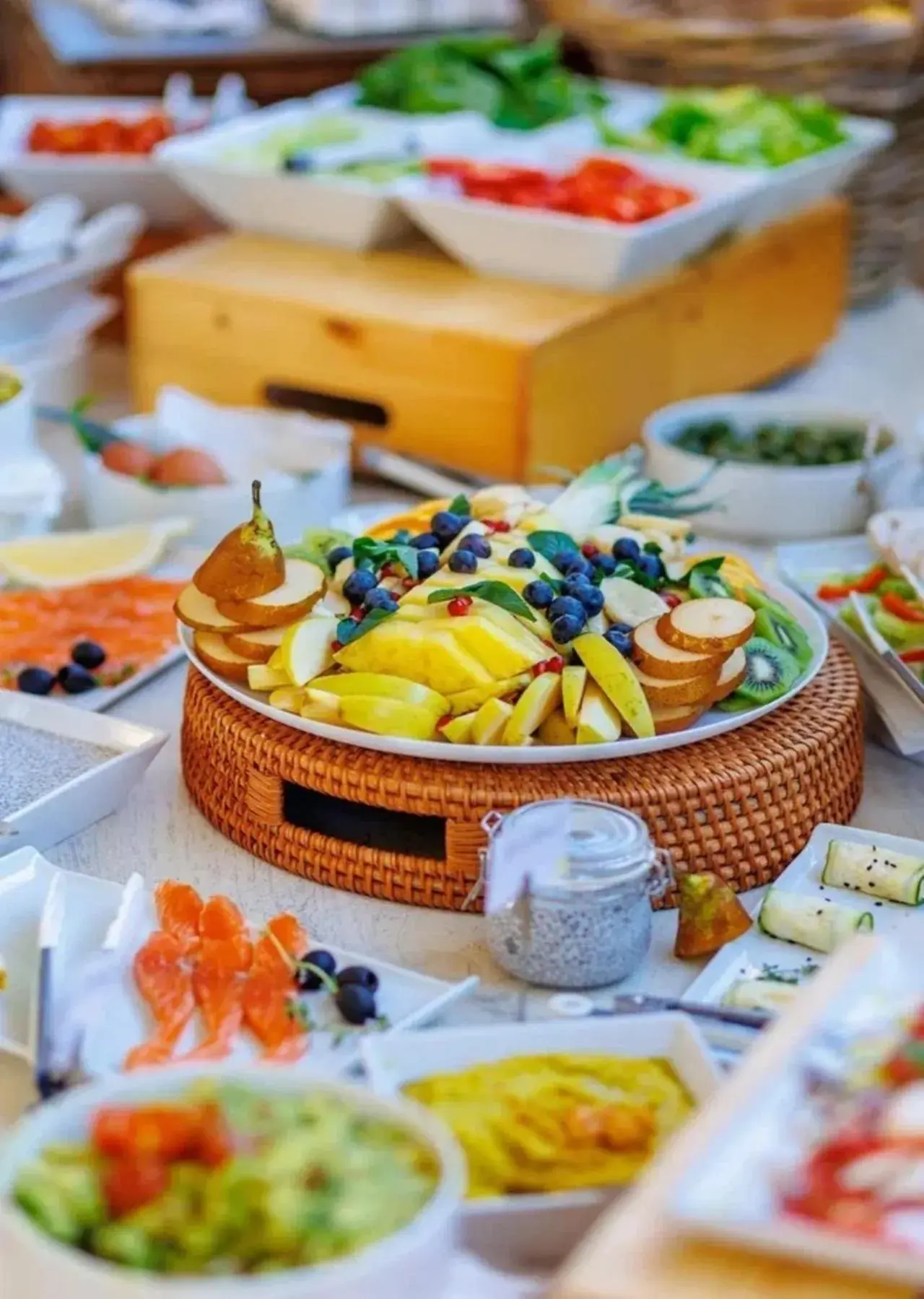 Buffet breakfast in Sierra Blanca Resort Art of Healing Buffet breakfast in Sierra Blanca Resort Art of Healing