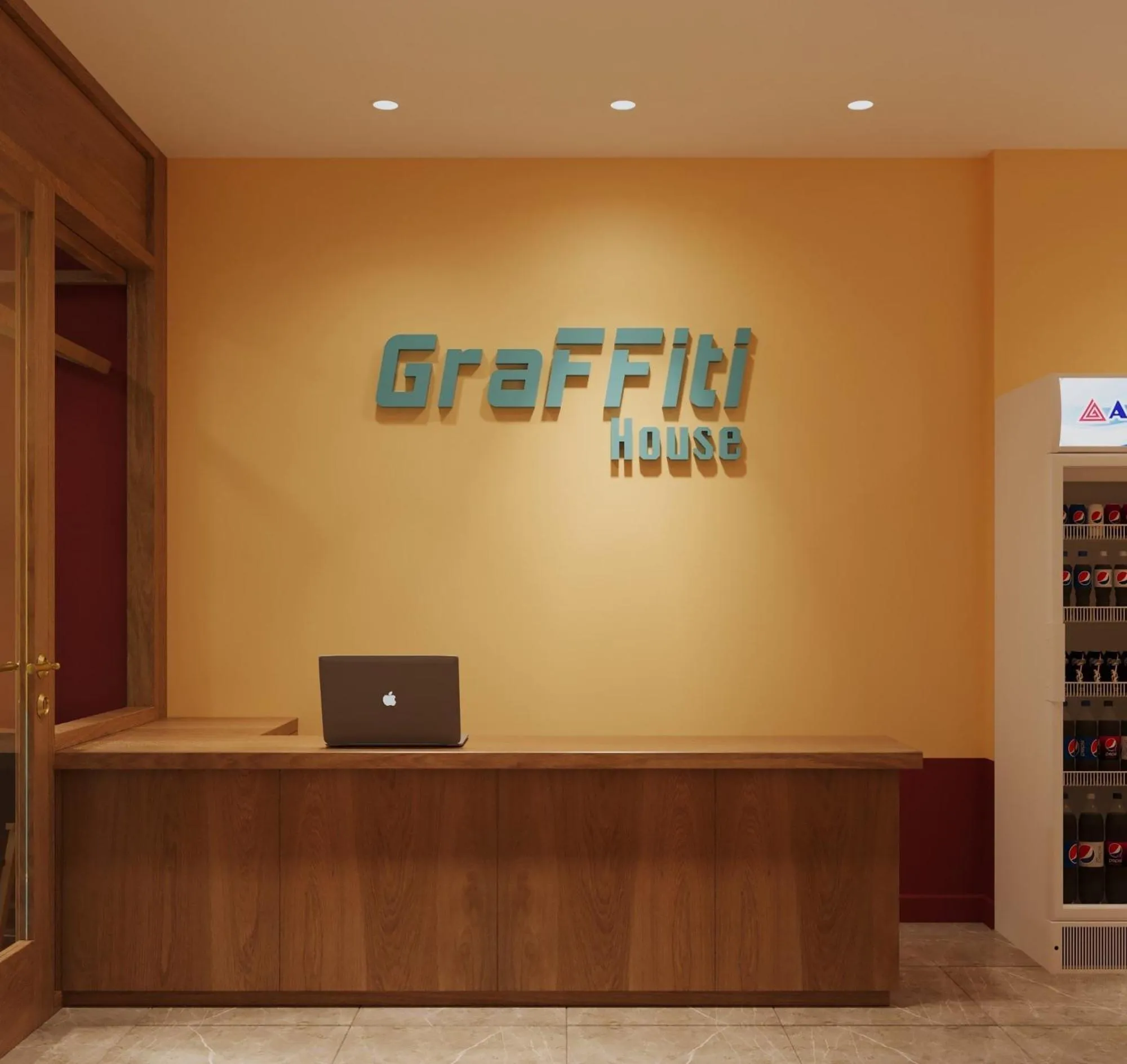 Lobby or reception in Graffiti Hotel