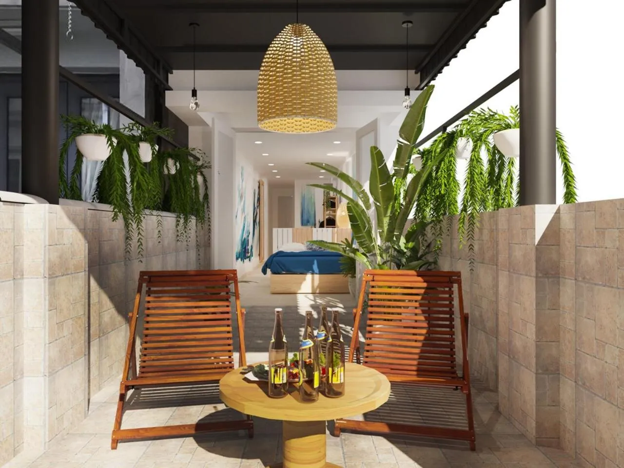 Balcony/Terrace in Graffiti Hotel