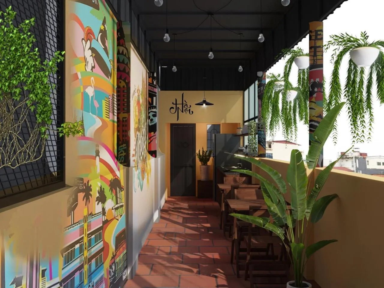 Balcony/Terrace in Graffiti Hotel