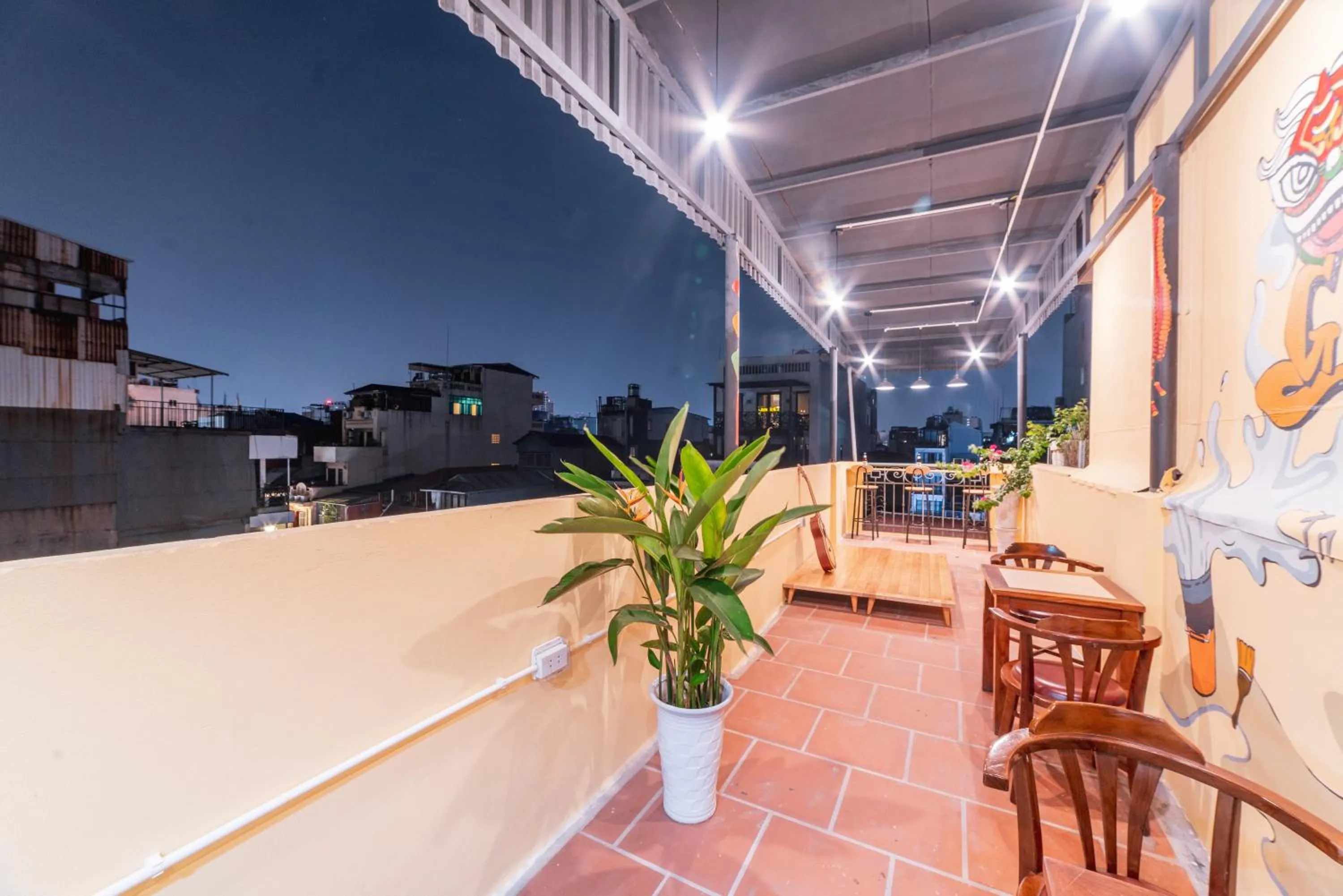 Balcony/Terrace in Graffiti Hotel