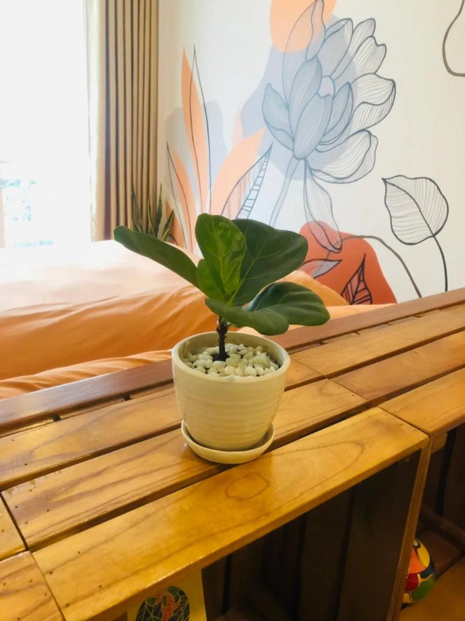 Bed in Graffiti Hotel