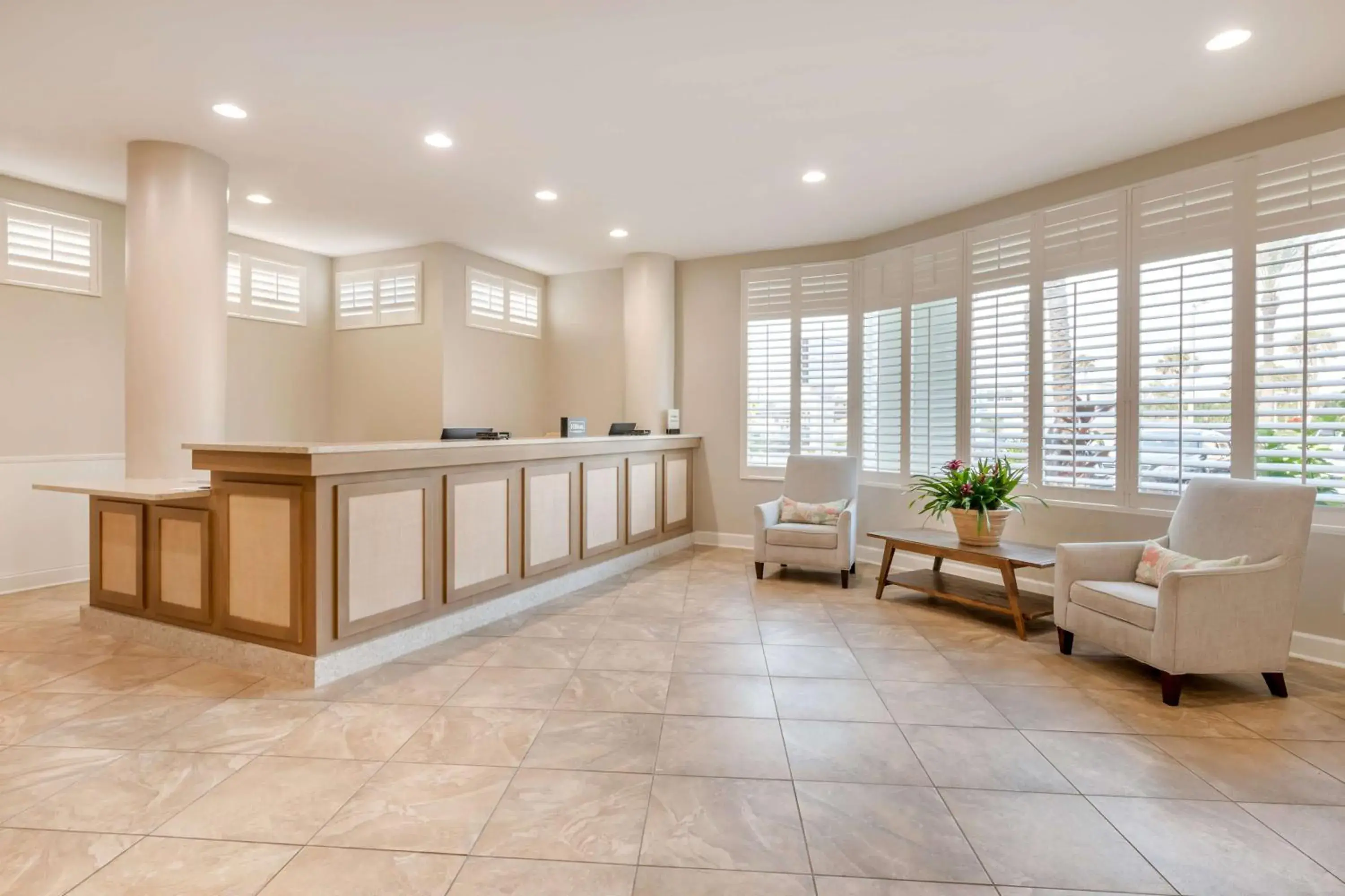 Lobby or reception in Hilton Vacation Club The Cove on Ormond Beach Lobby or reception in Hilton Vacation Club The Cove on Ormond Beach