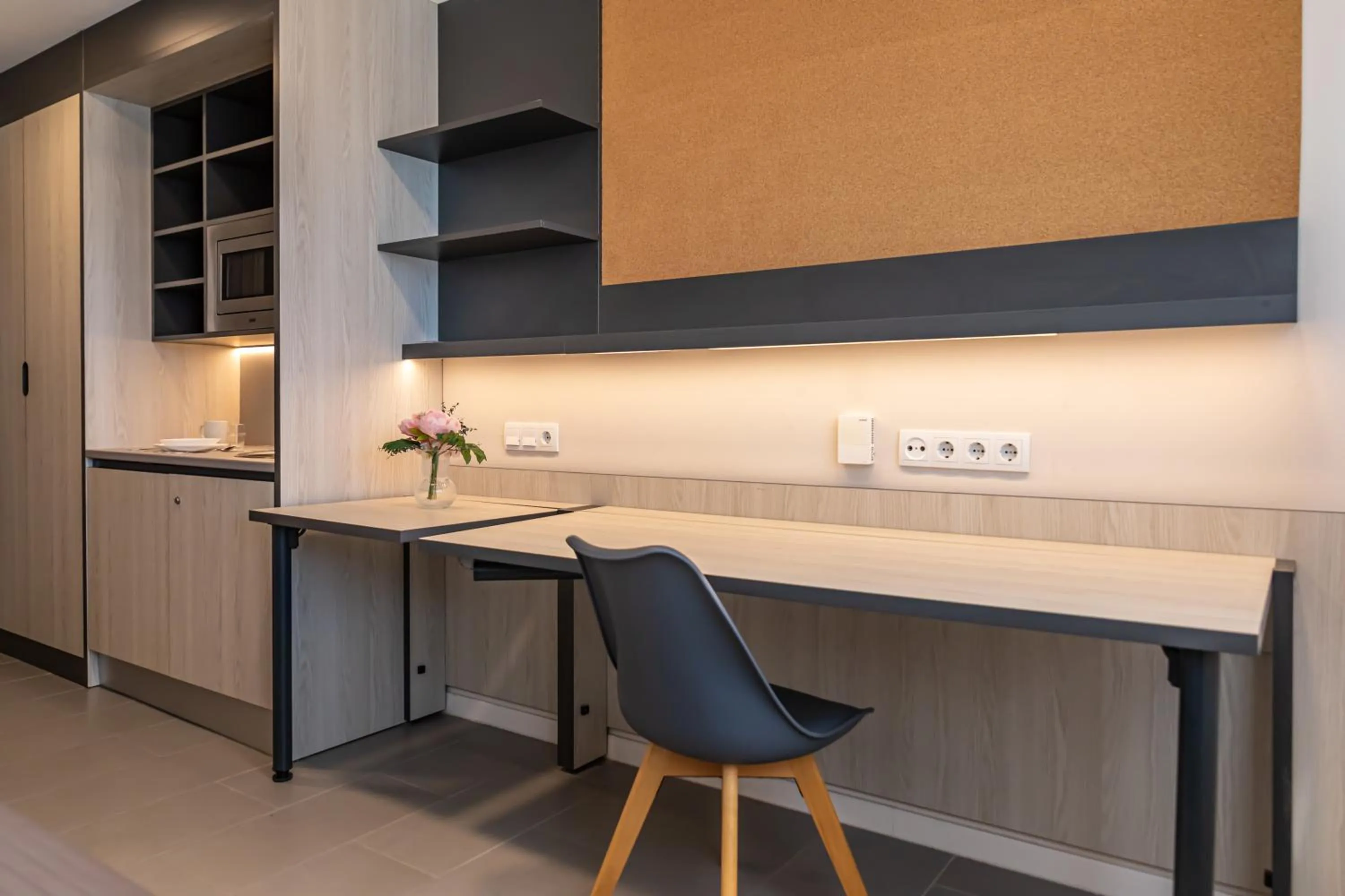 Kitchen or kitchenette in Residencia Universitaria Resa Campus Málaga