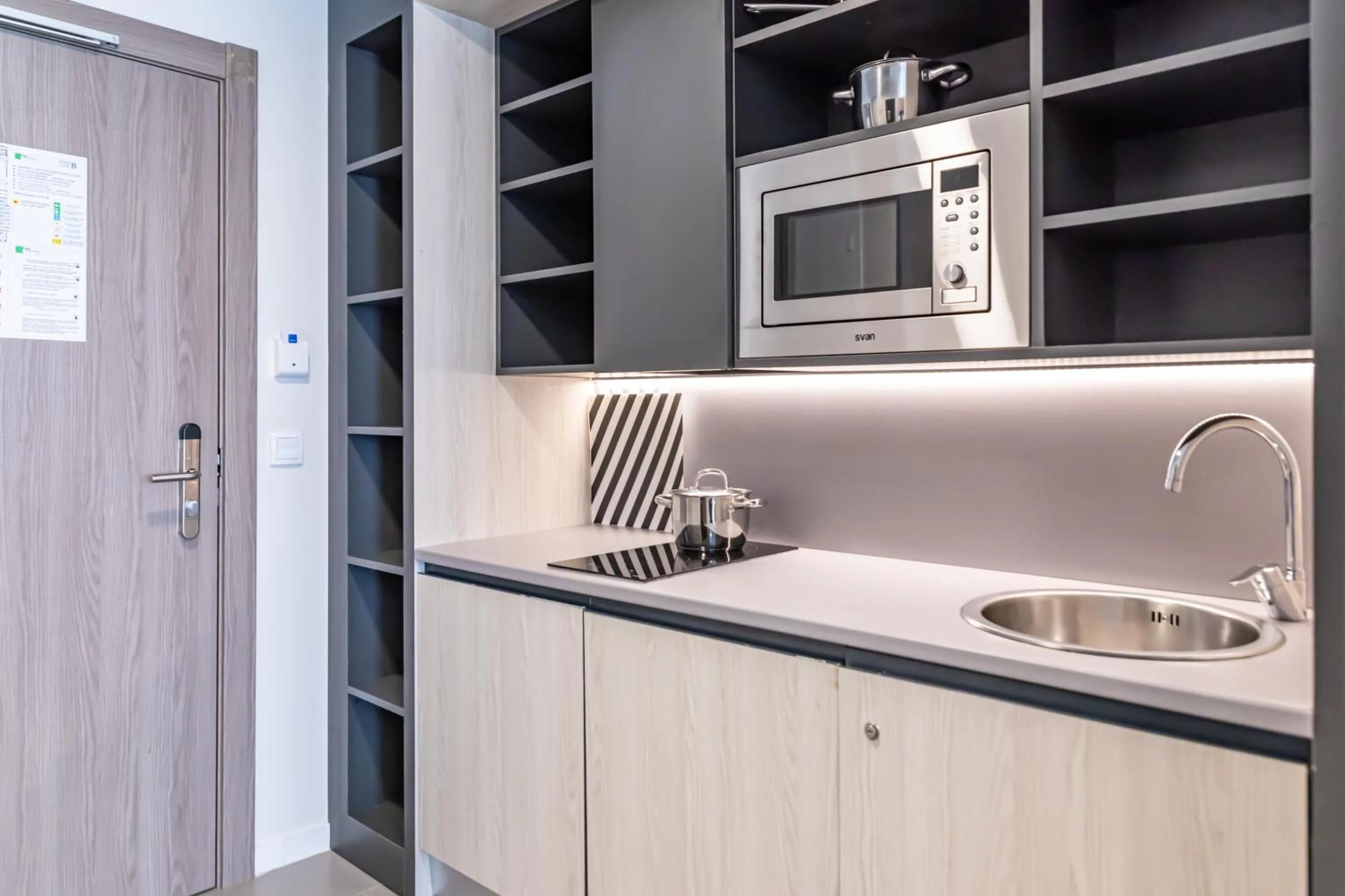 Kitchen or kitchenette in Residencia Universitaria Resa Campus Málaga