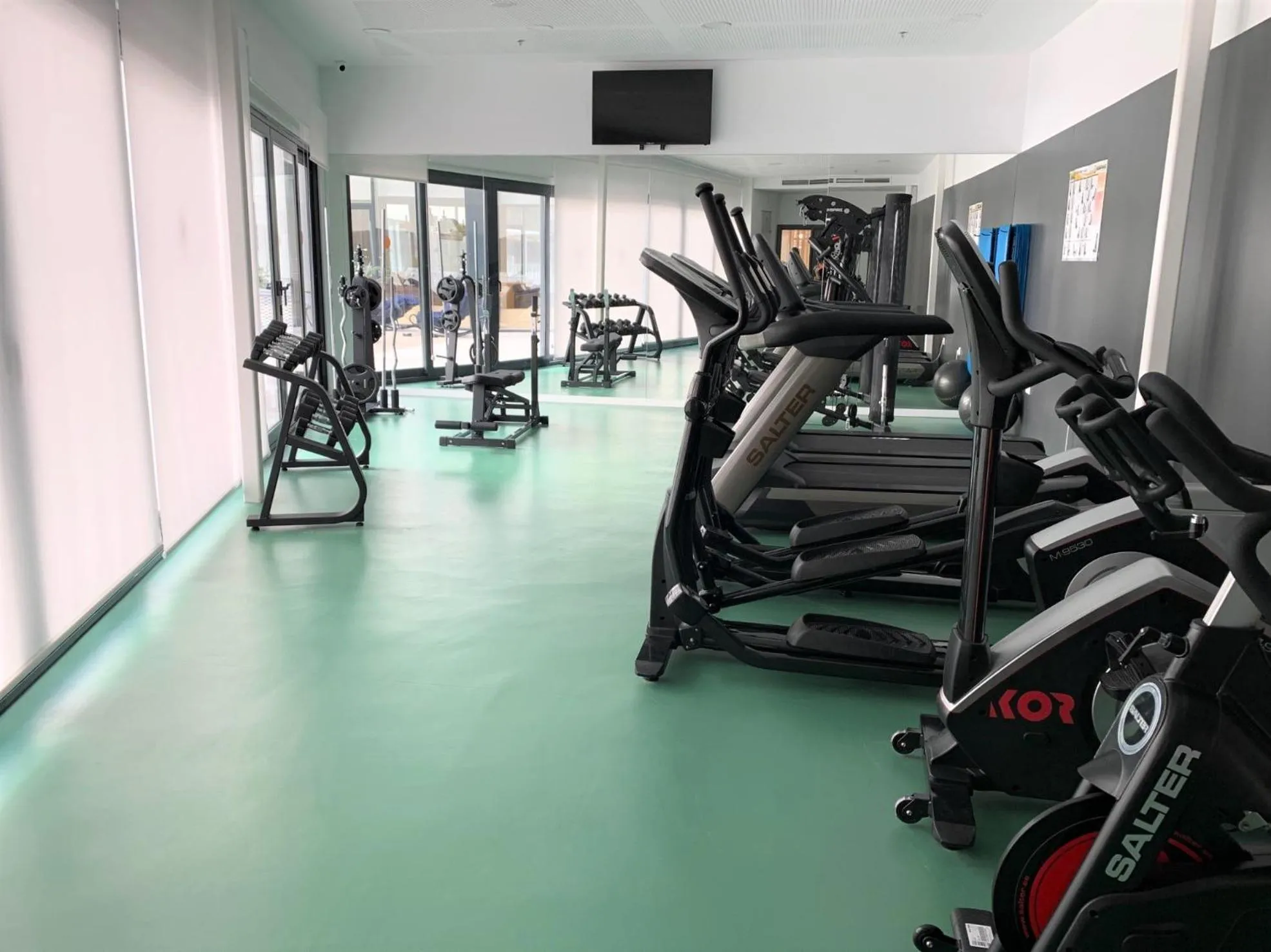 Fitness centre/facilities in Residencia Universitaria Resa Campus Málaga