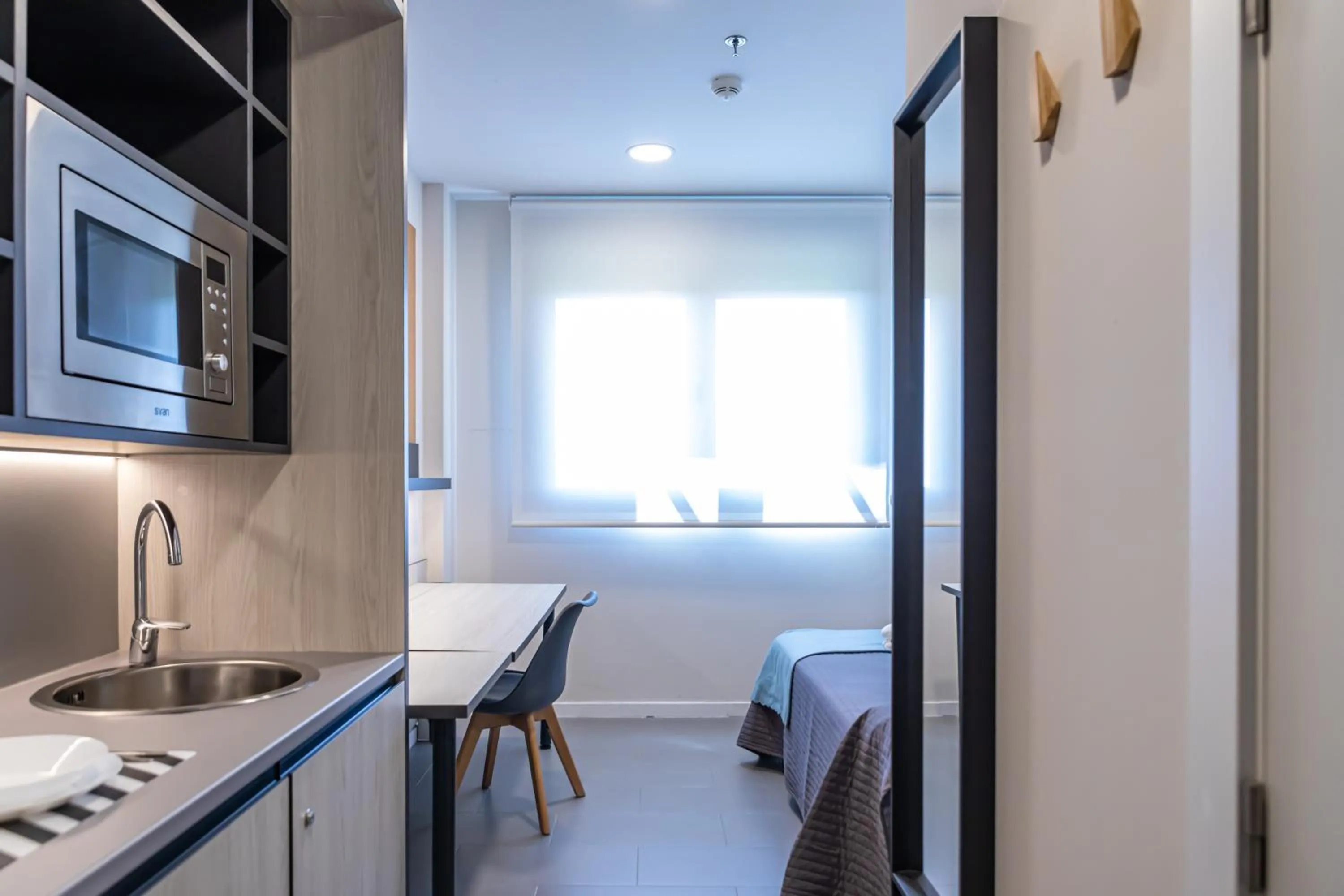 Kitchen or kitchenette in Residencia Universitaria Resa Campus Málaga