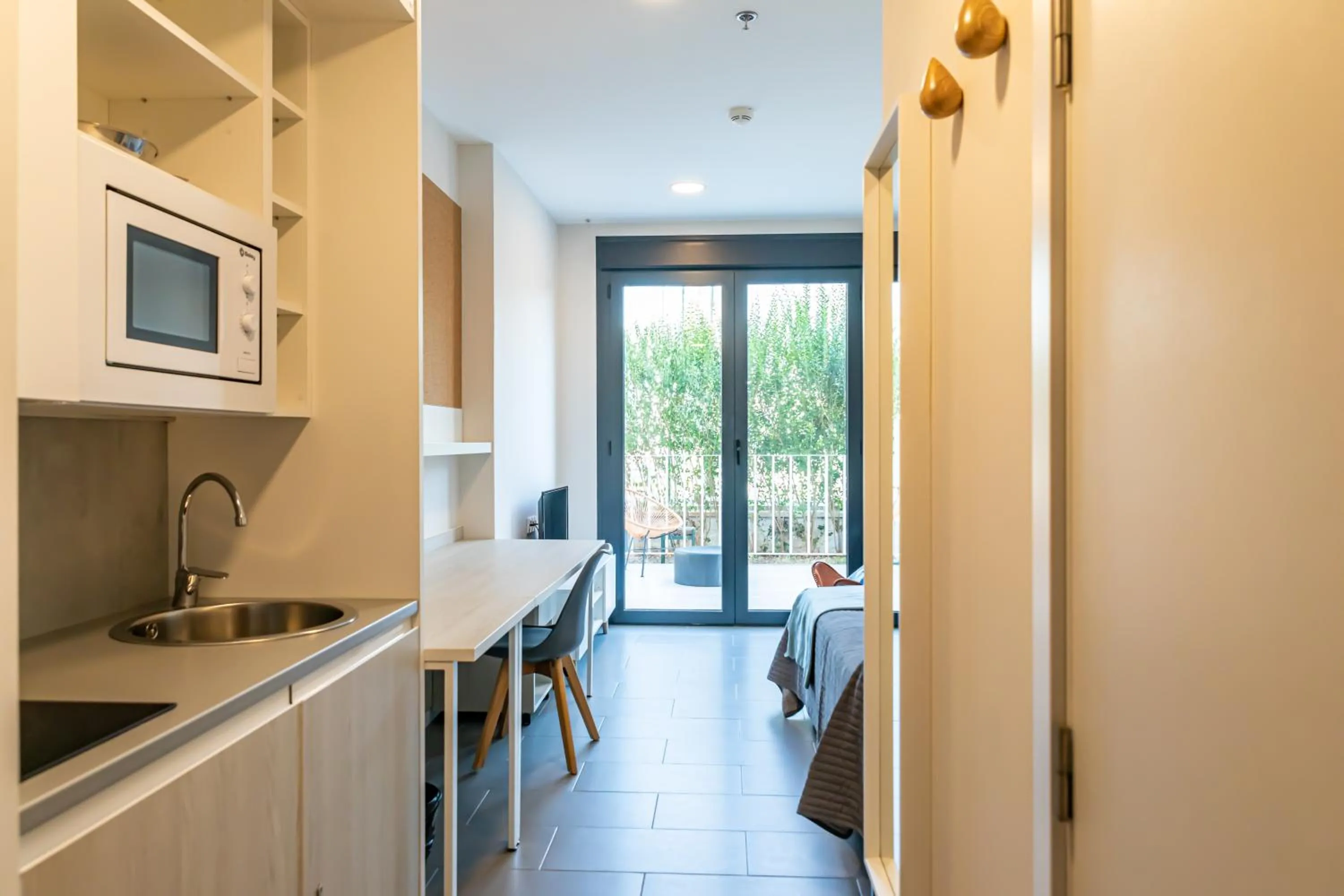 Kitchen or kitchenette in Residencia Universitaria Resa Campus Málaga