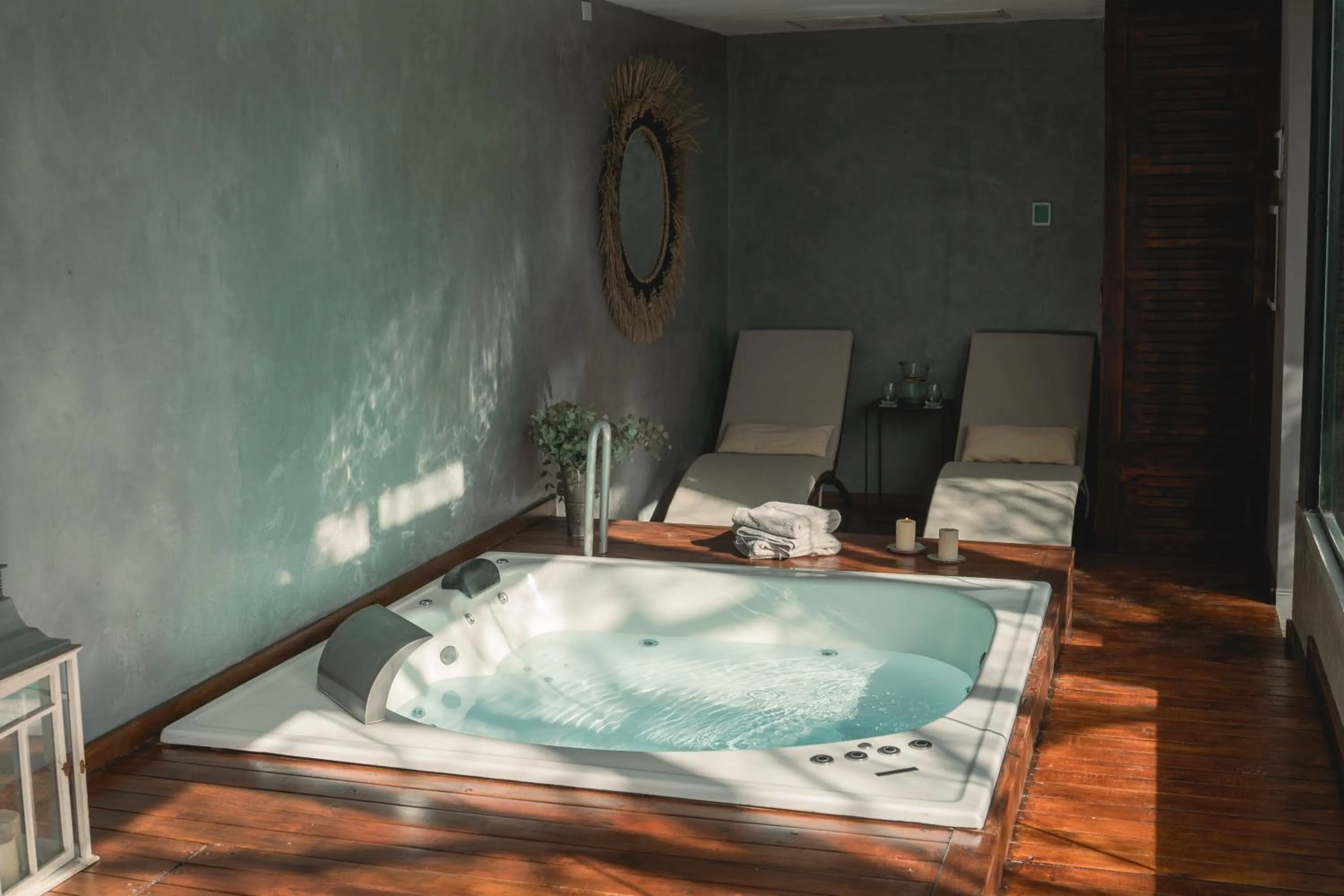 Spa and wellness centre/facilities in La Urumpta Hotel, AKEN MIND