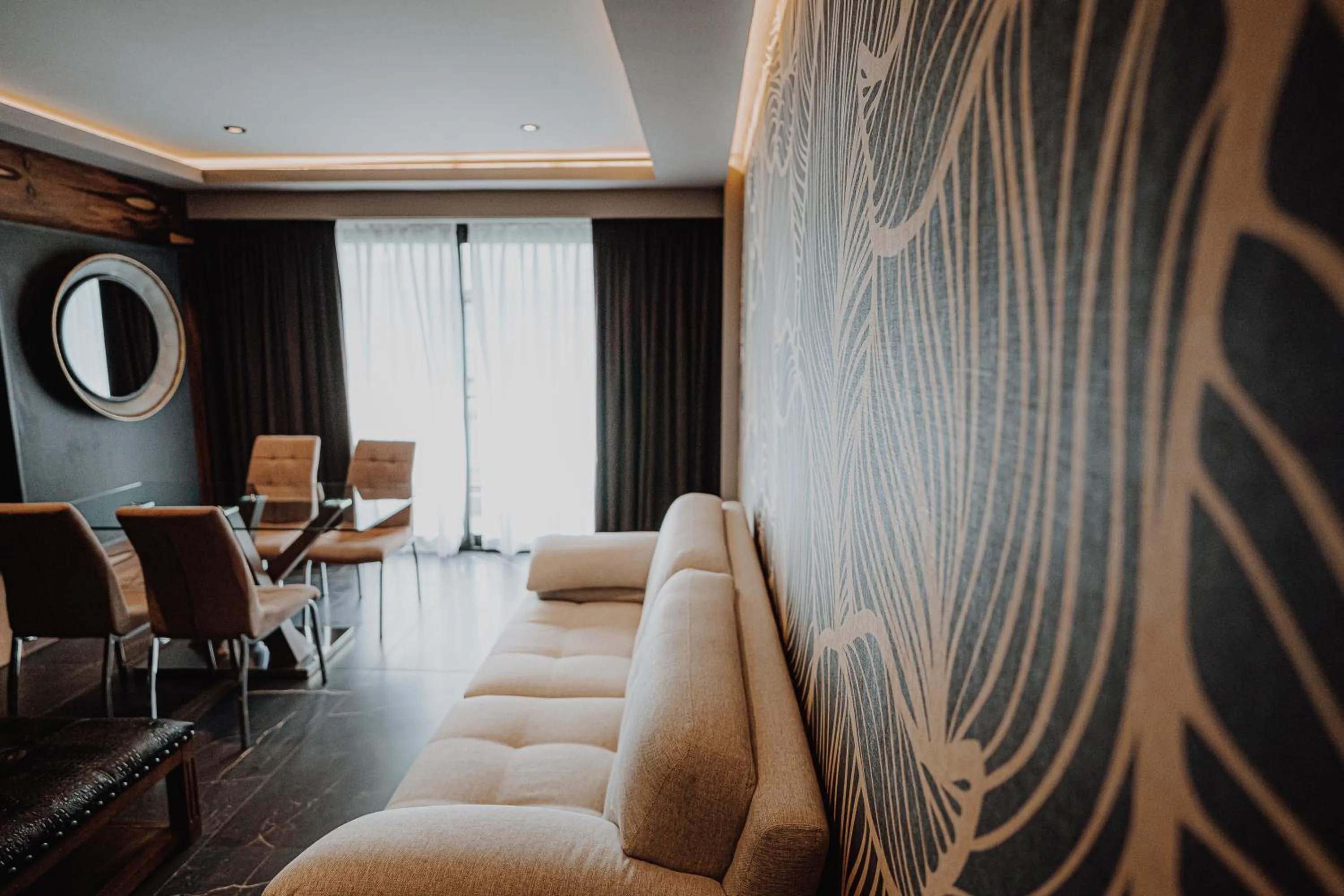 Living room in La Urumpta Hotel, AKEN MIND